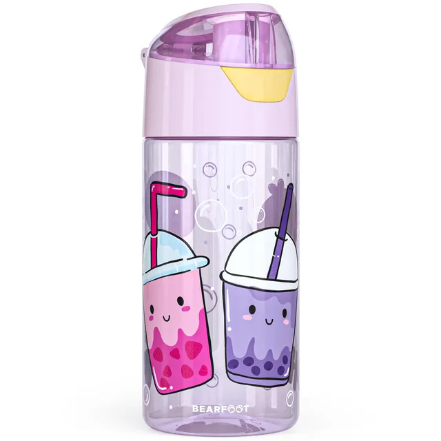 bearfoot-trinkflaschen-bubble-tea-trinkflasche-450ml-bpa-frei image 1