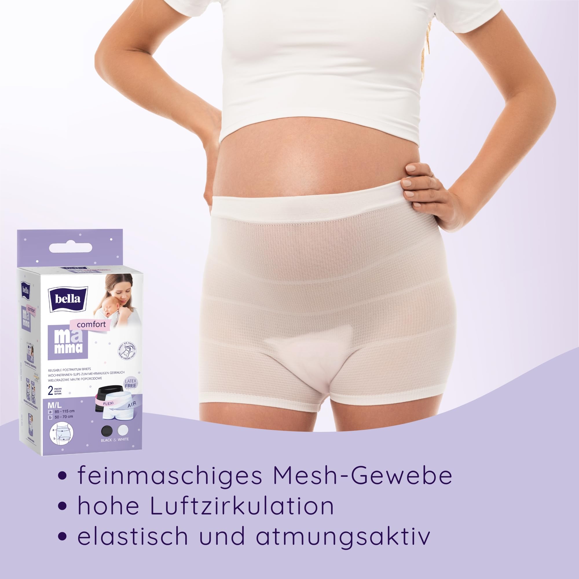 bella-baby-happy-mamma-comfort-wochenbettslips-m-l-4-st-ck-weich image 3