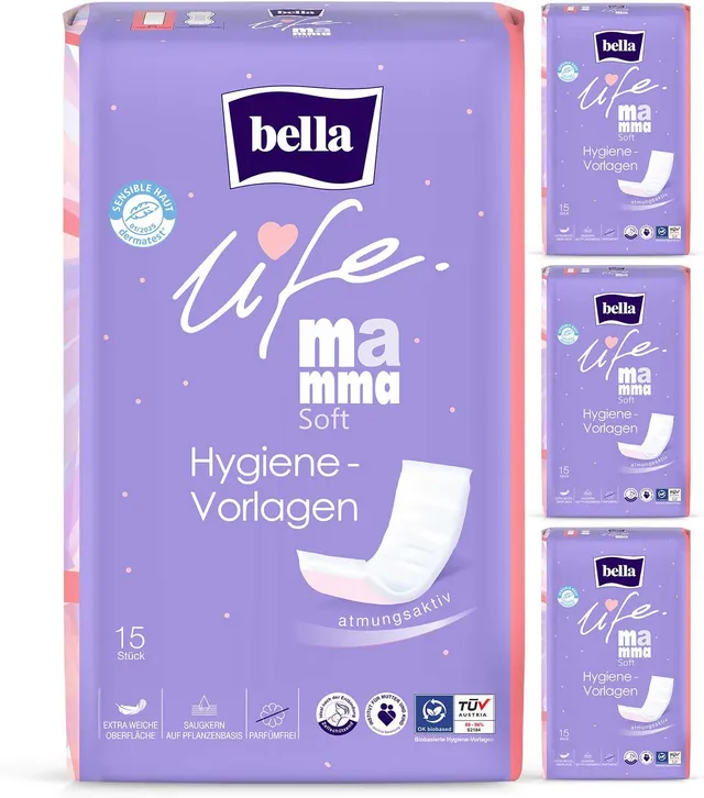 bella-baby-happy-mamma-soft-wochenbetteinlagen-60-st-ck-parf-mfrei image 1