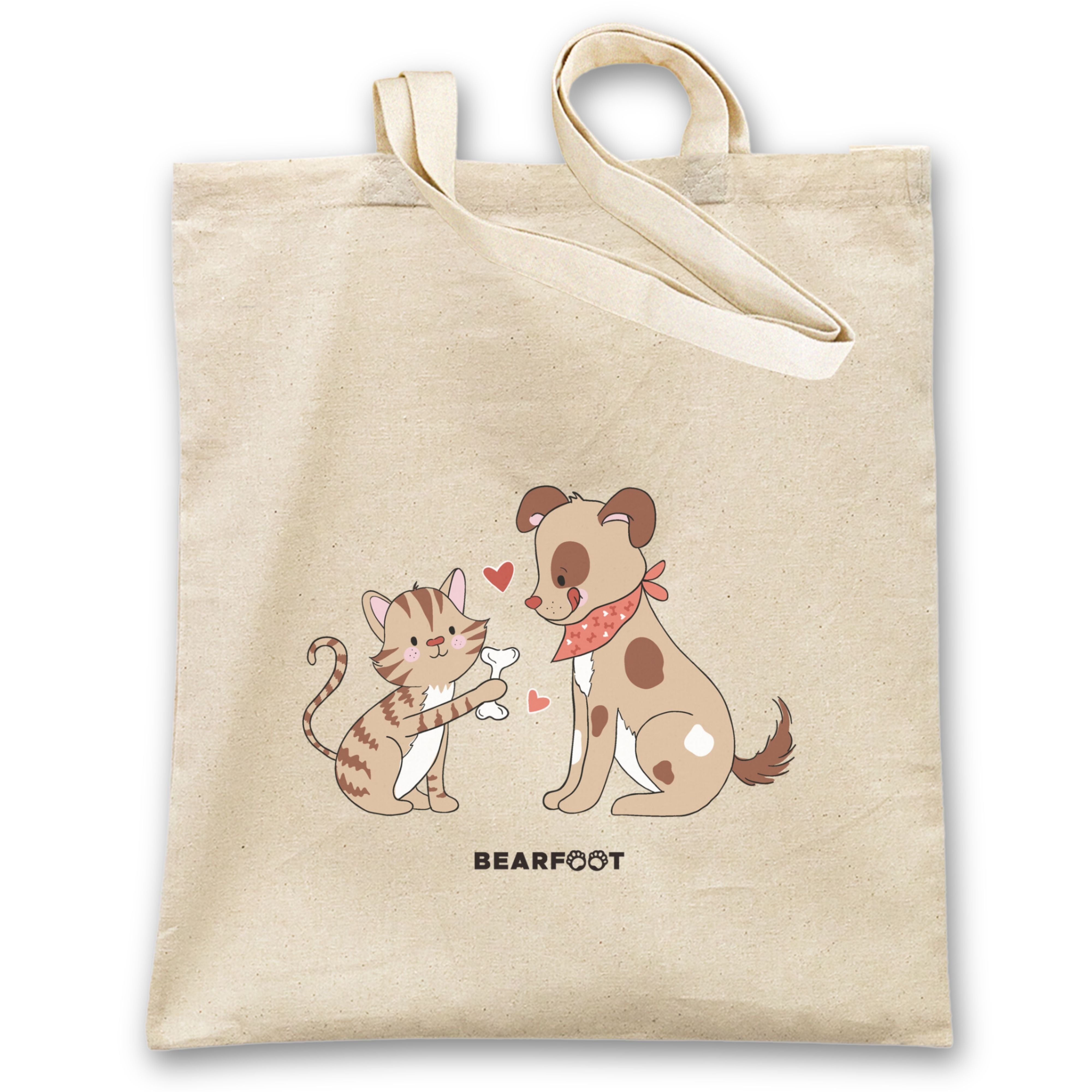bearfoot-jutebeutel-hund-katze-baumwollbeutel-35x40-cm-canvas image 1
