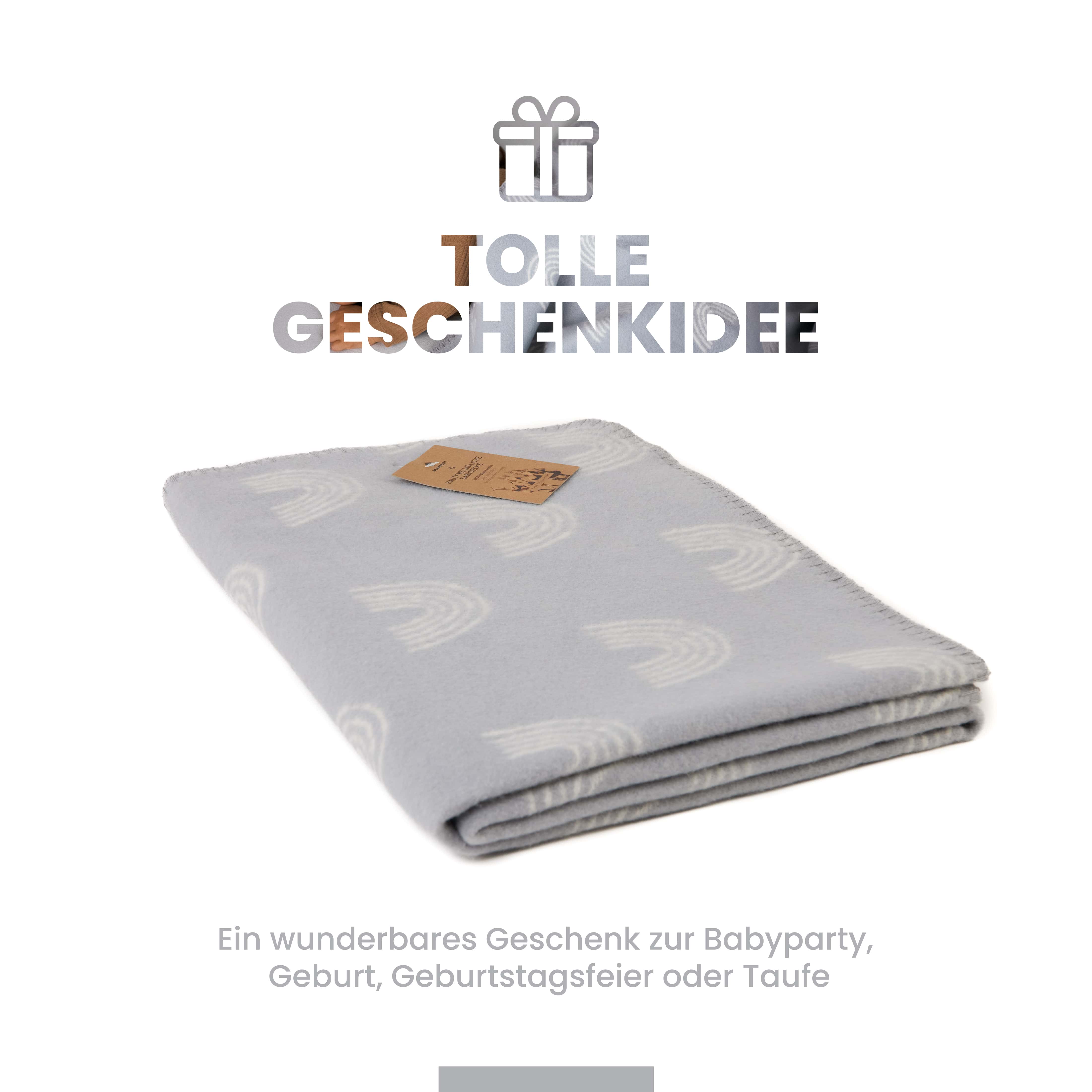 bearfoot-babydecke-bio-baumwolle-regenbogen-grau-100x75-made-in-germany image 7