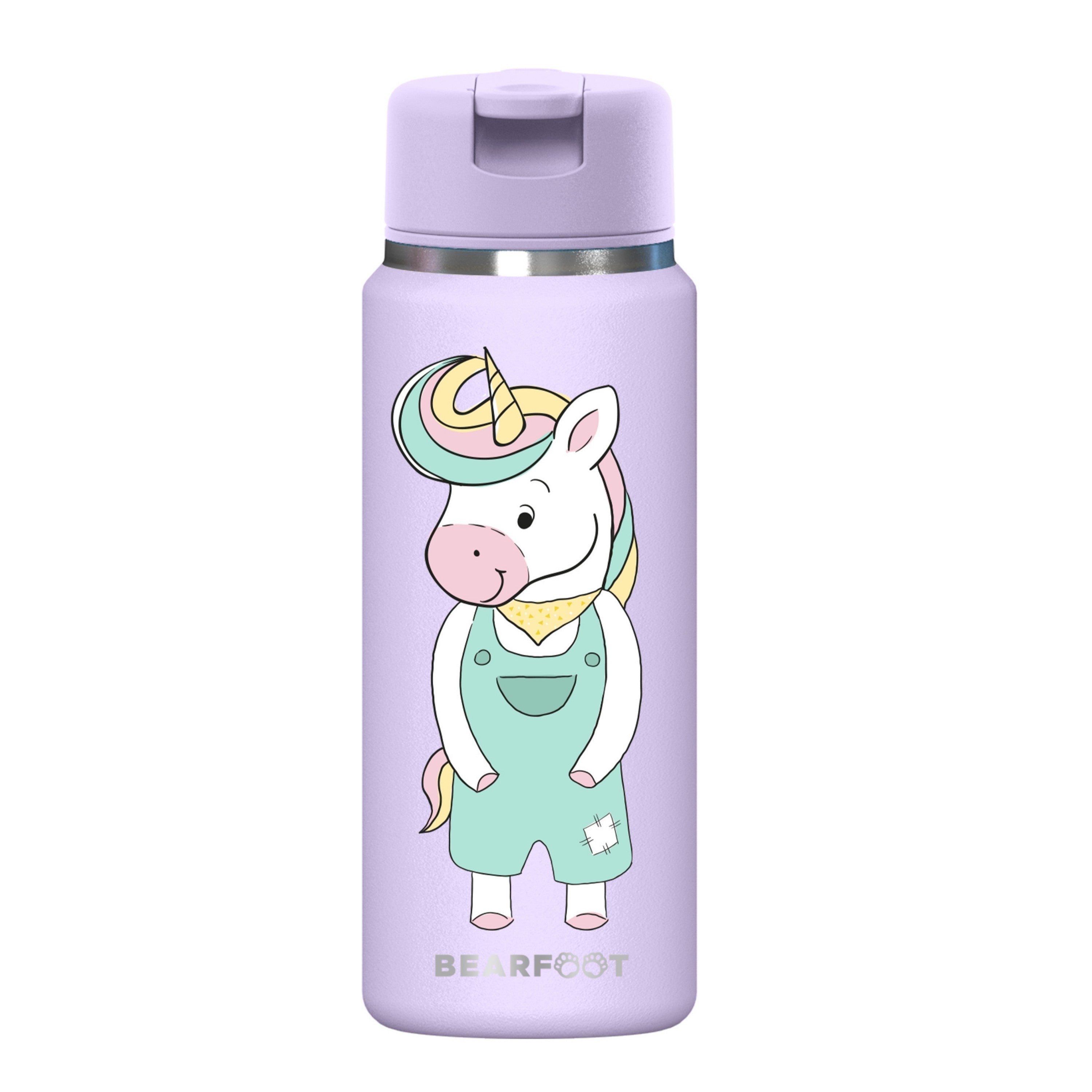bearfoot-tiny-thermo-trinkflasche-edelstahl-einhorn-200ml-kinder image 3