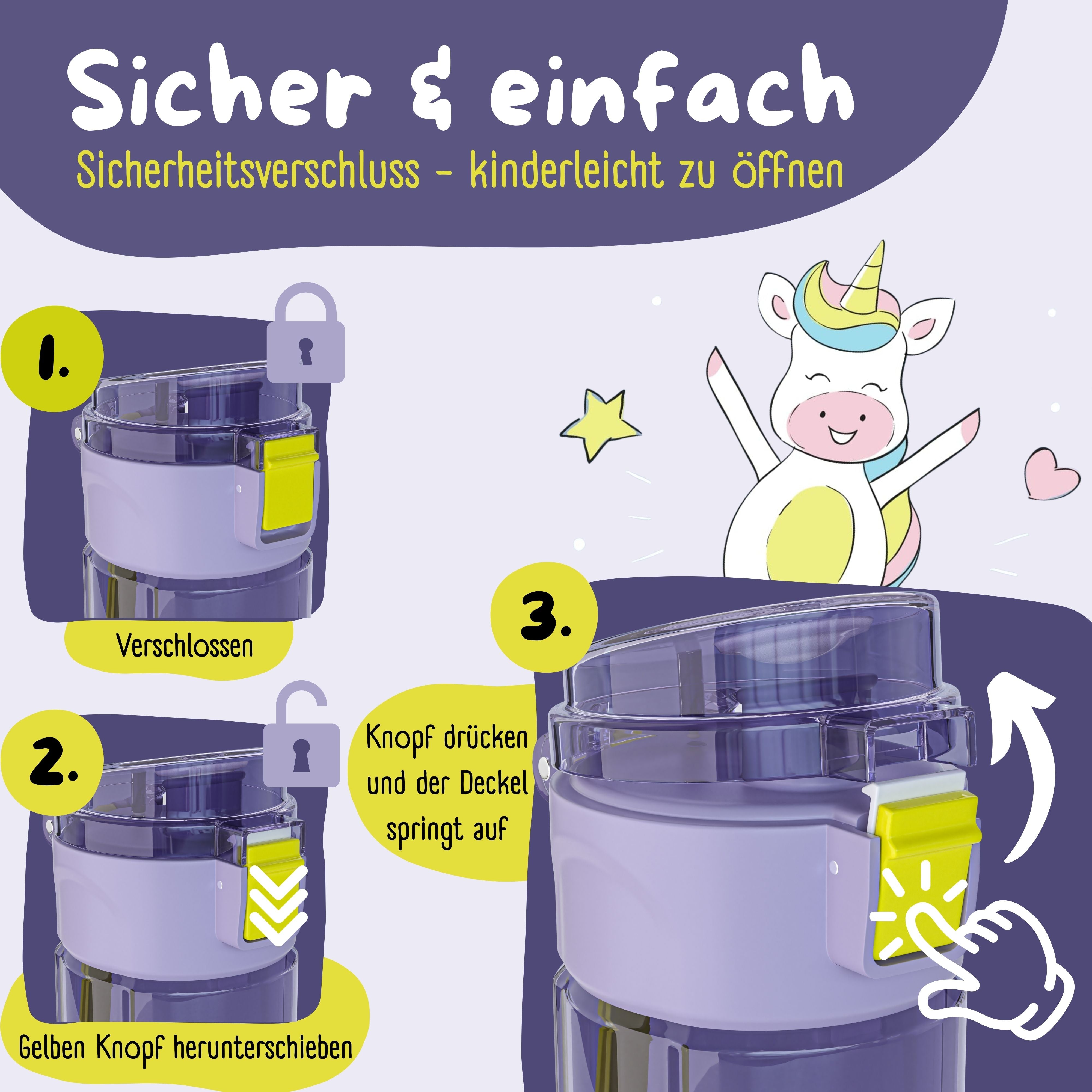 bearfoot-trinkflaschen-einhorn-kindertrinkflasche-500ml-tritan image 7