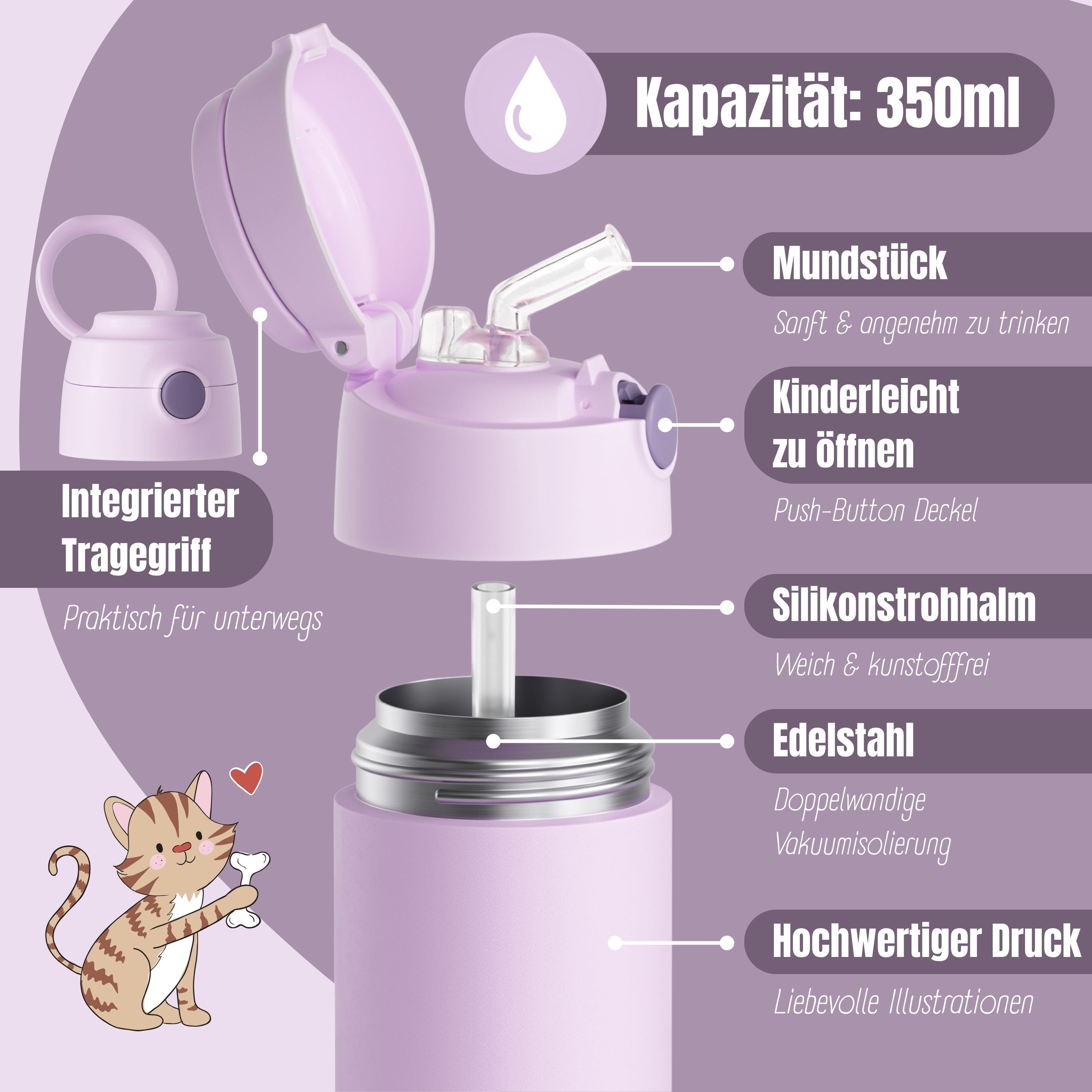 bearfoot-thermo-trinkflasche-edelstahl-lila-350ml-plastikfrei image 5