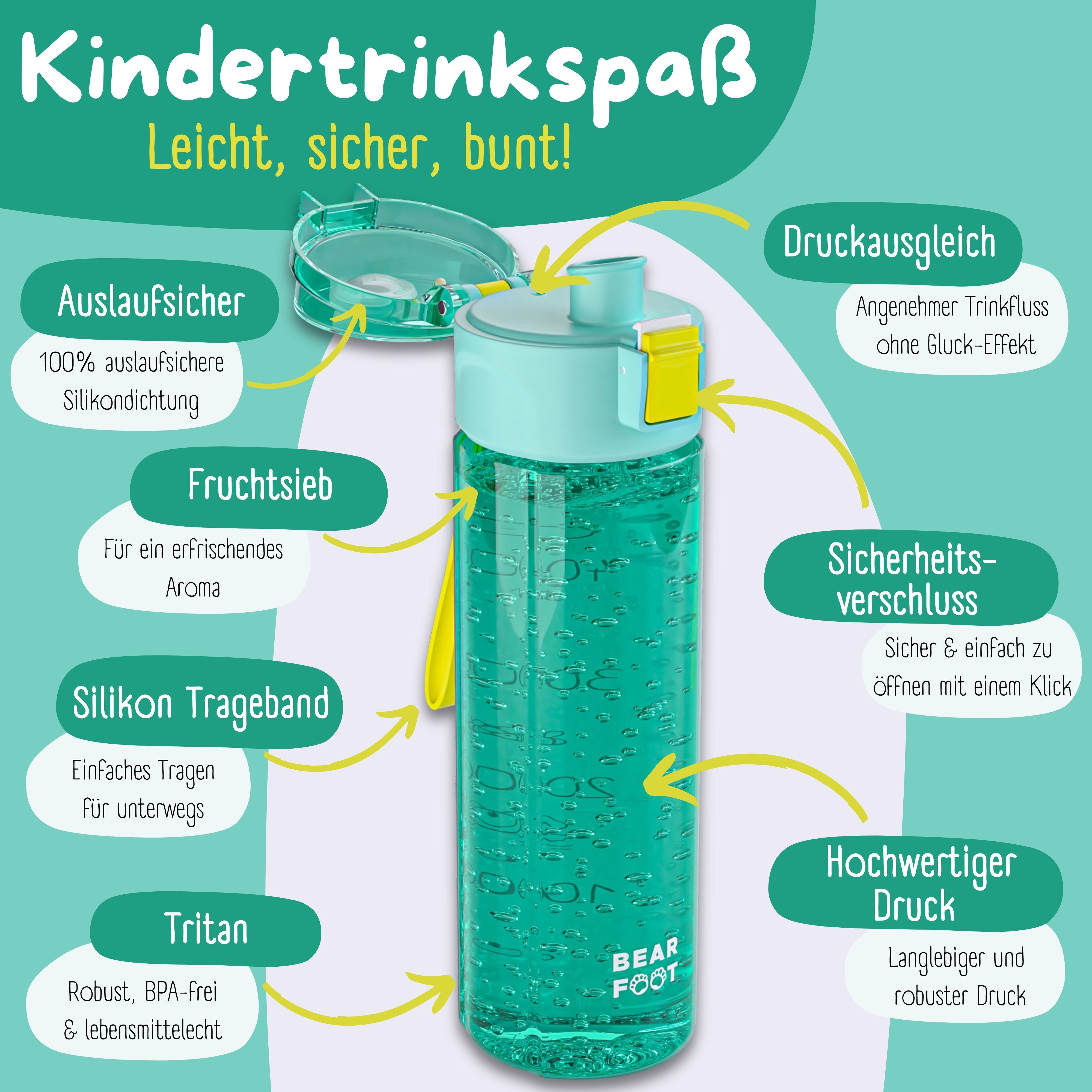 bearfoot-trinkflaschen-logo-mint-kinderflasche-500ml-bpa-frei image 5