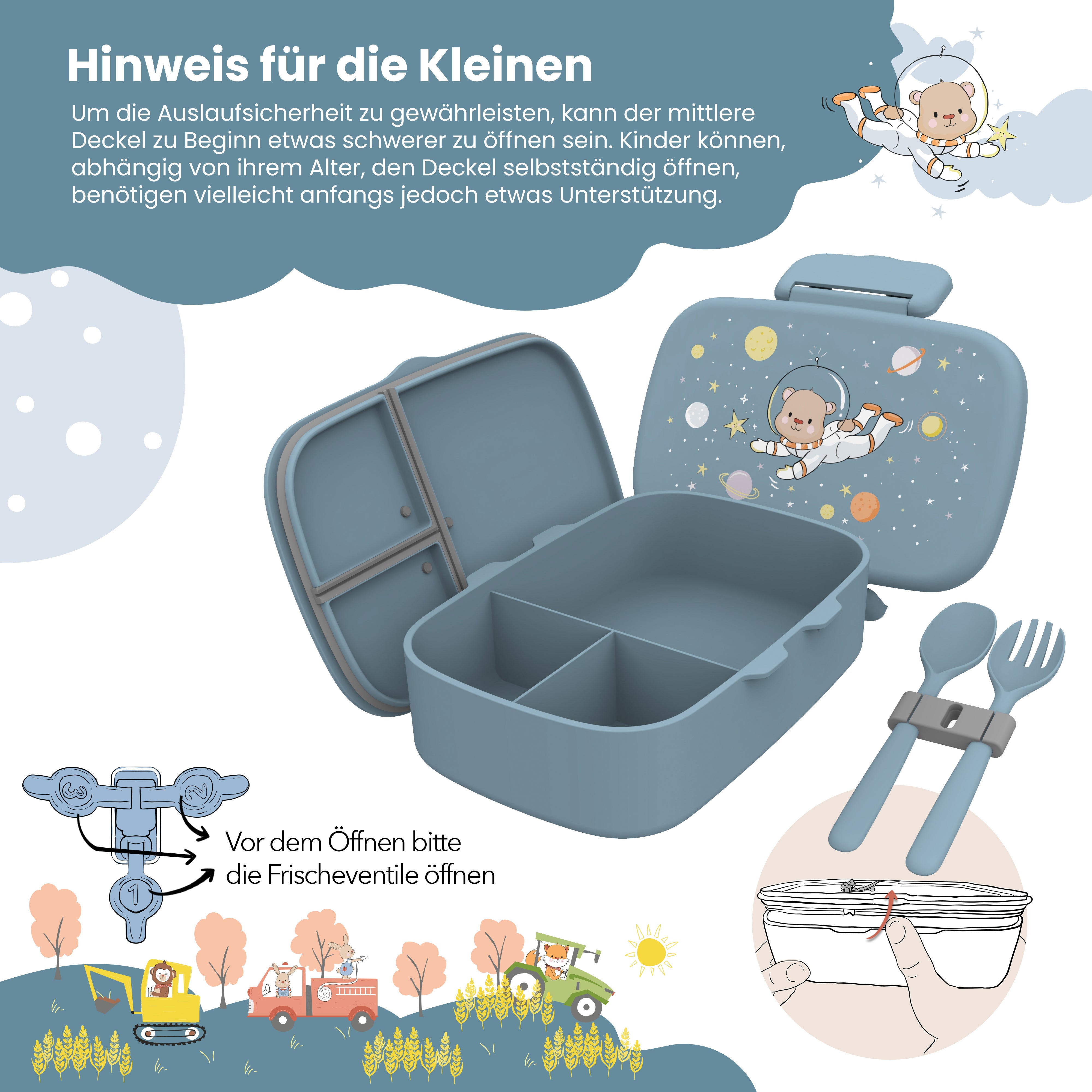 bearfoot-bento-brotdose-b-r-kinder-blau-mit-f-chern-auslaufsicher image 4