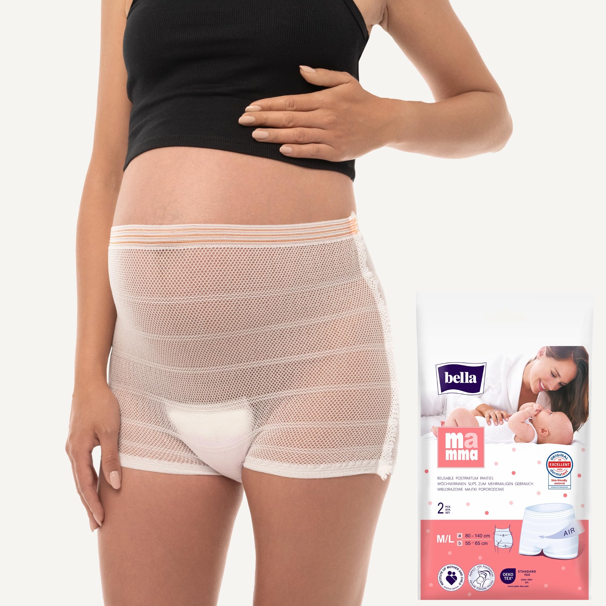 bella-mamma-wochenbett-unterw-sche-xl-8-netzhosen-waschbar image 2