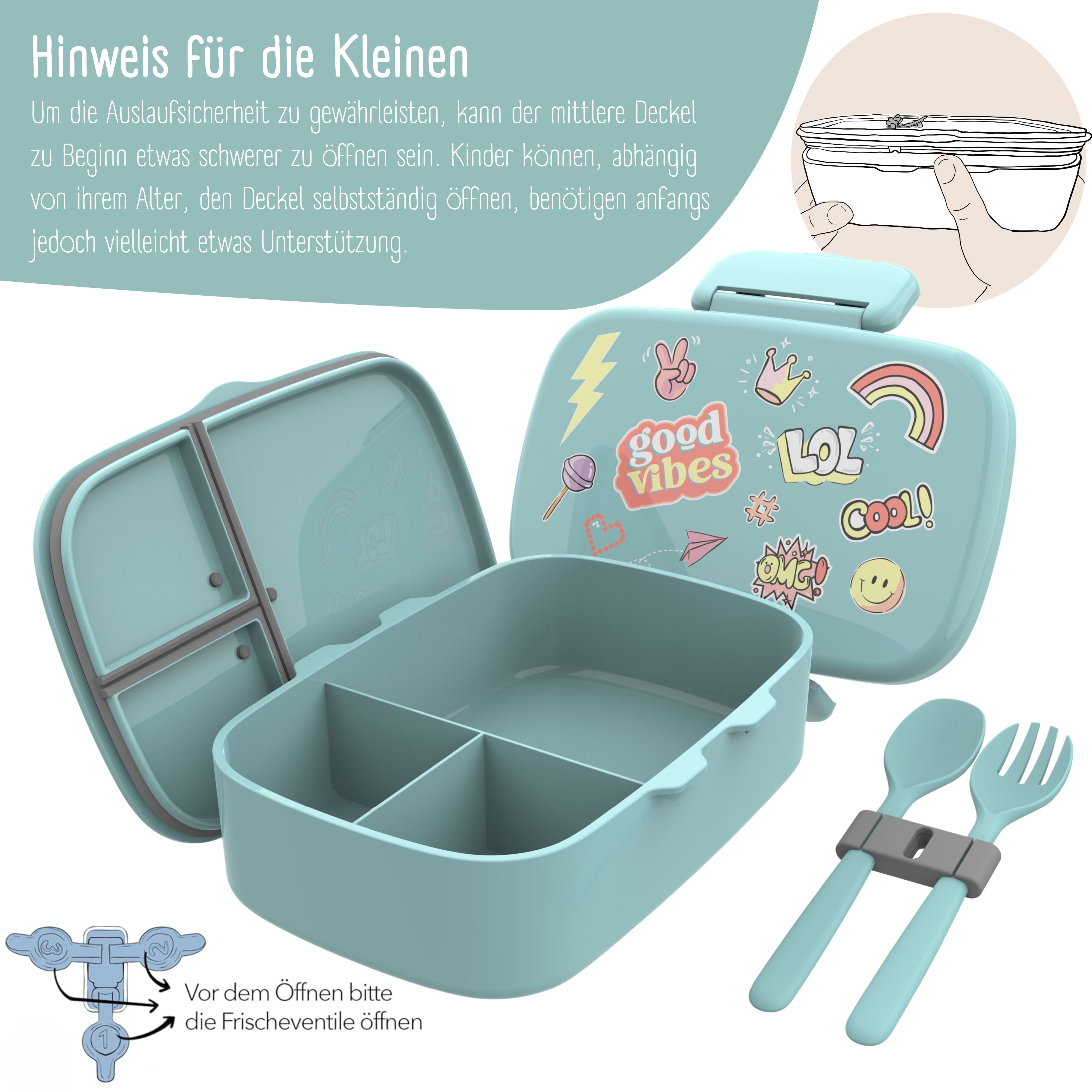 bearfoot-brotdose-kinder-mit-f-chern-mint-sticker-auslaufsicher image 5