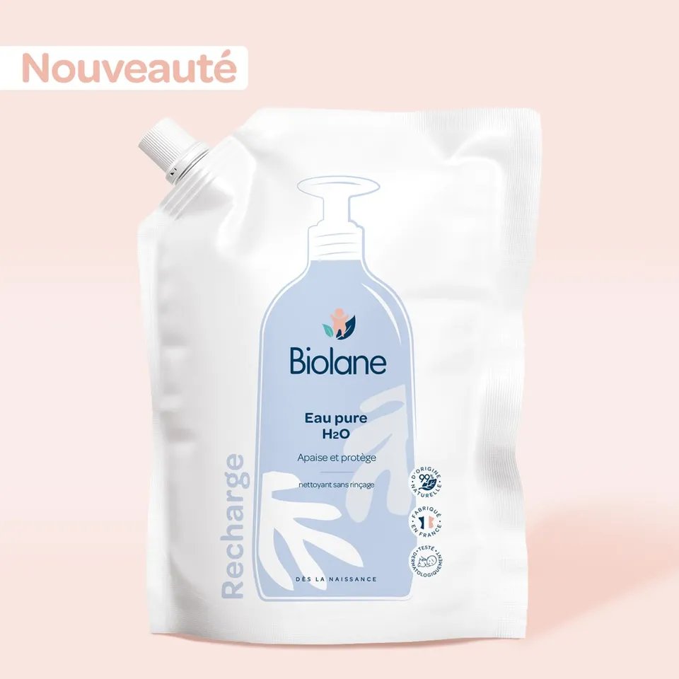 biolane-eau-pure-h2o-reinigungswasser-eco-nachf-llung-750-ml image 1