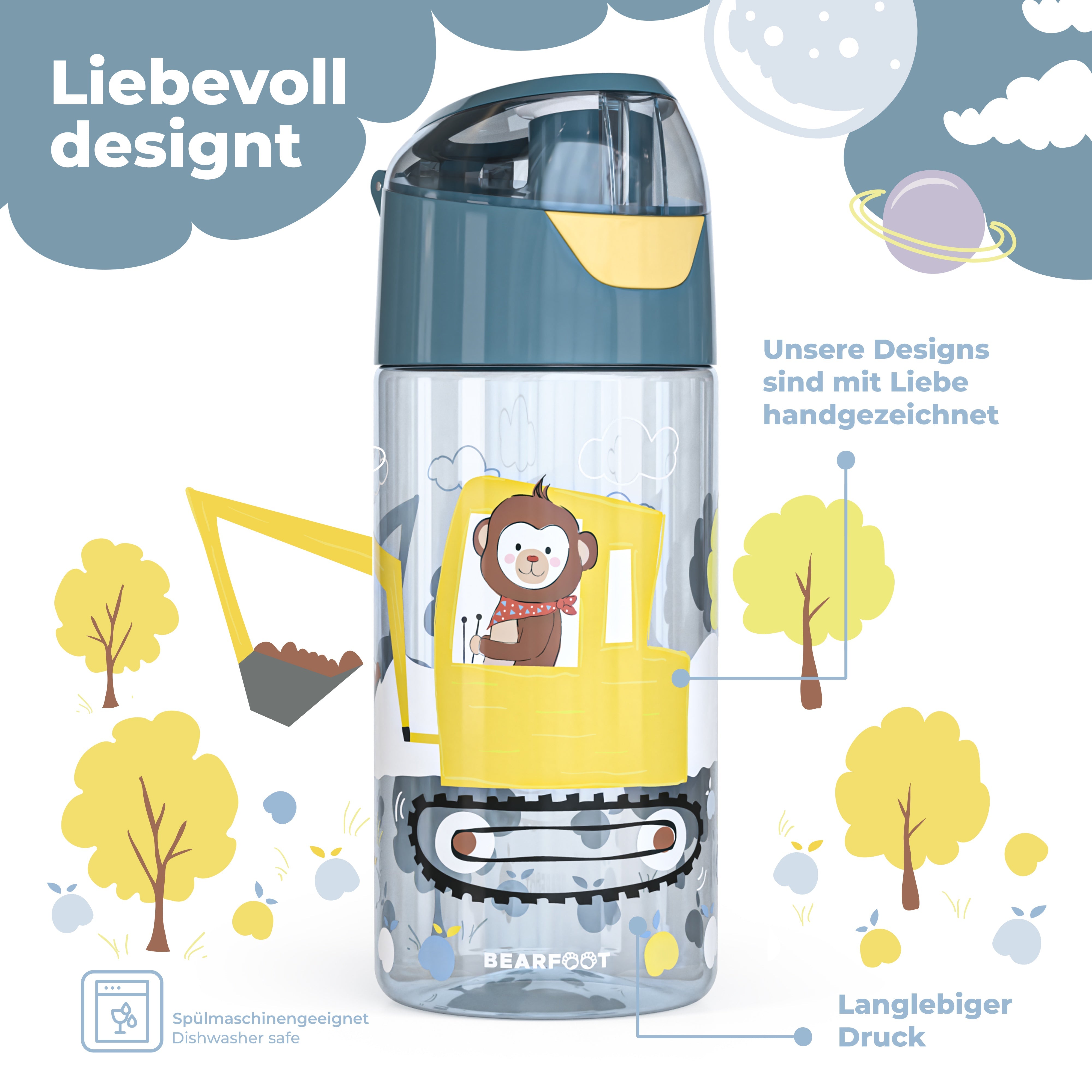 bearfoot-bundles-bagger-bento-box-set-mit-trinkflasche-450ml image 3