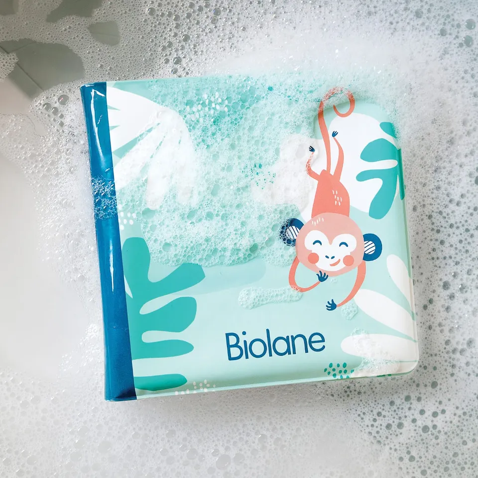 biolane-bain-badebuch-baby-badespielzeug-tiere image 1