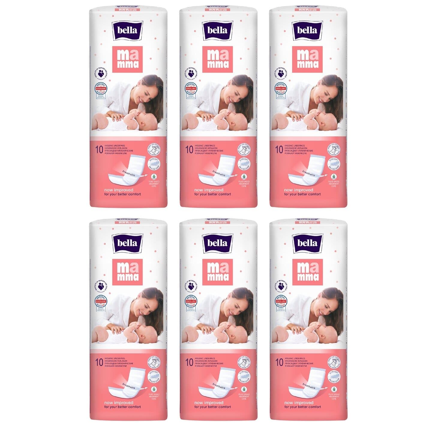 bella-baby-happy-mamma-vlieswindeln-60-stk-wochenbett-weich image 1