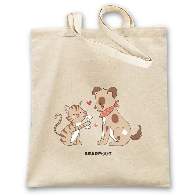 bearfoot-jutebeutel-hund-katze-baumwollbeutel-35x40-cm-canvas image 1