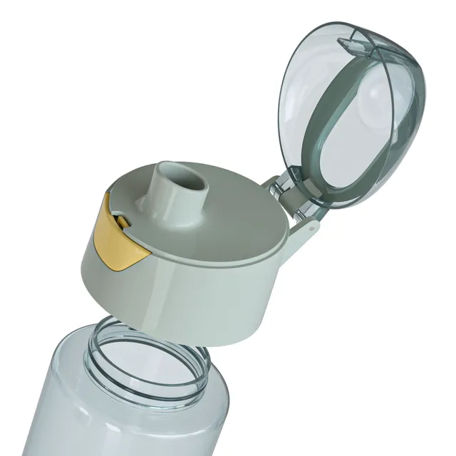 bearfoot-trinkflasche-kinder-450ml-ersatzdeckel-gr-n-zubeh-r image 1
