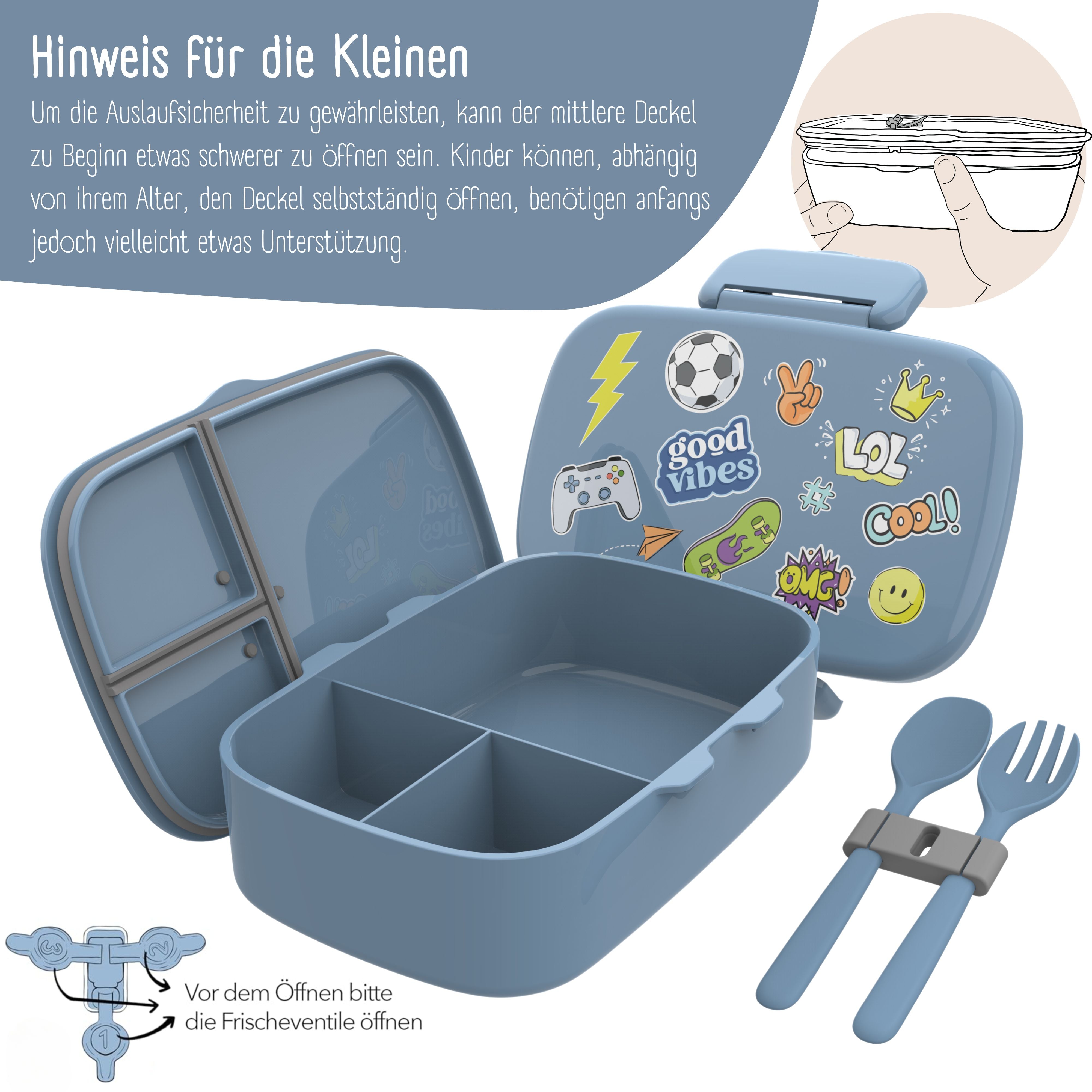 bearfoot-brotdose-kinder-mit-f-chern-bento-blau-sticker-auslaufsicher image 5