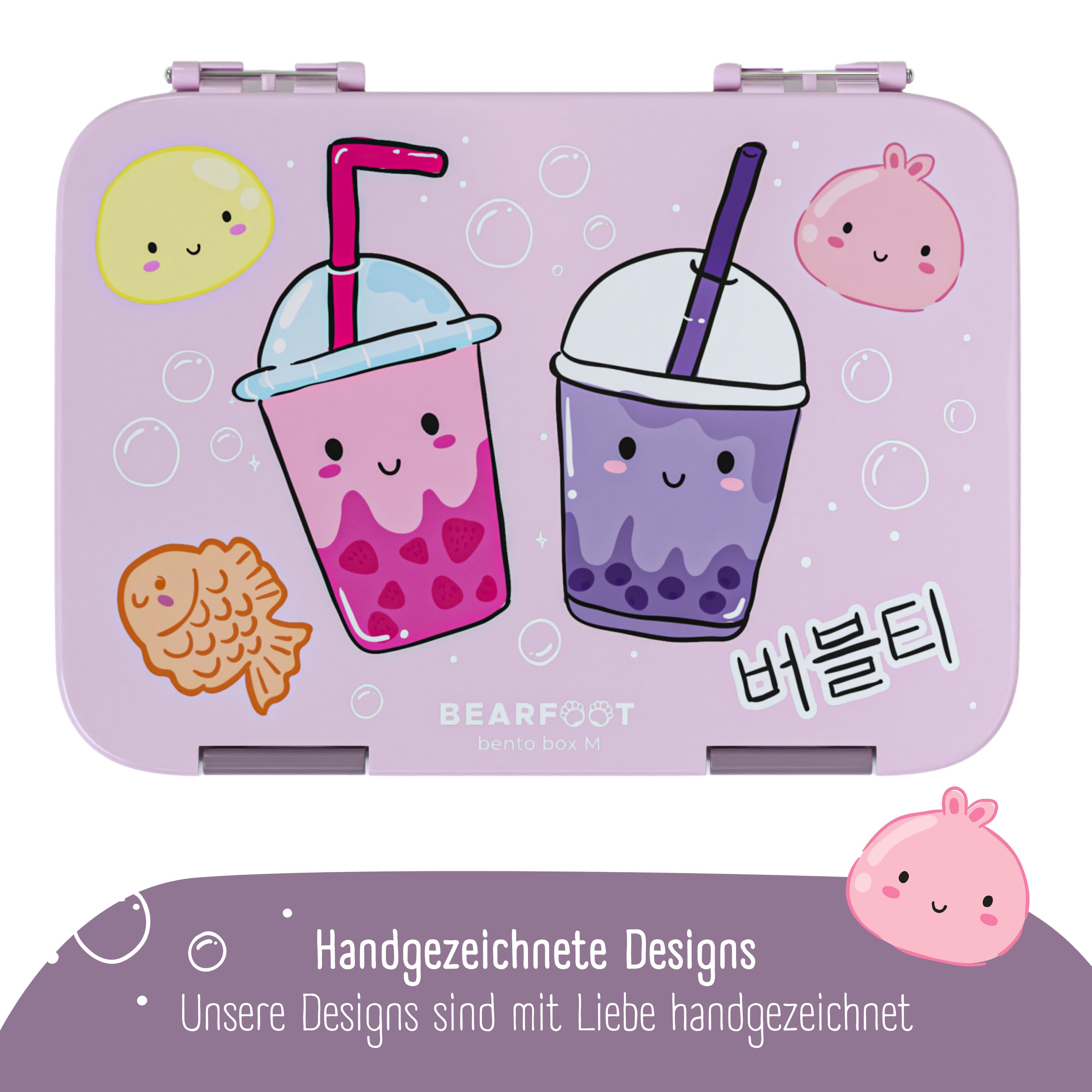 bearfoot-brotdose-kinder-bubble-tea-lila-bento-box-mit-f-chern image 3
