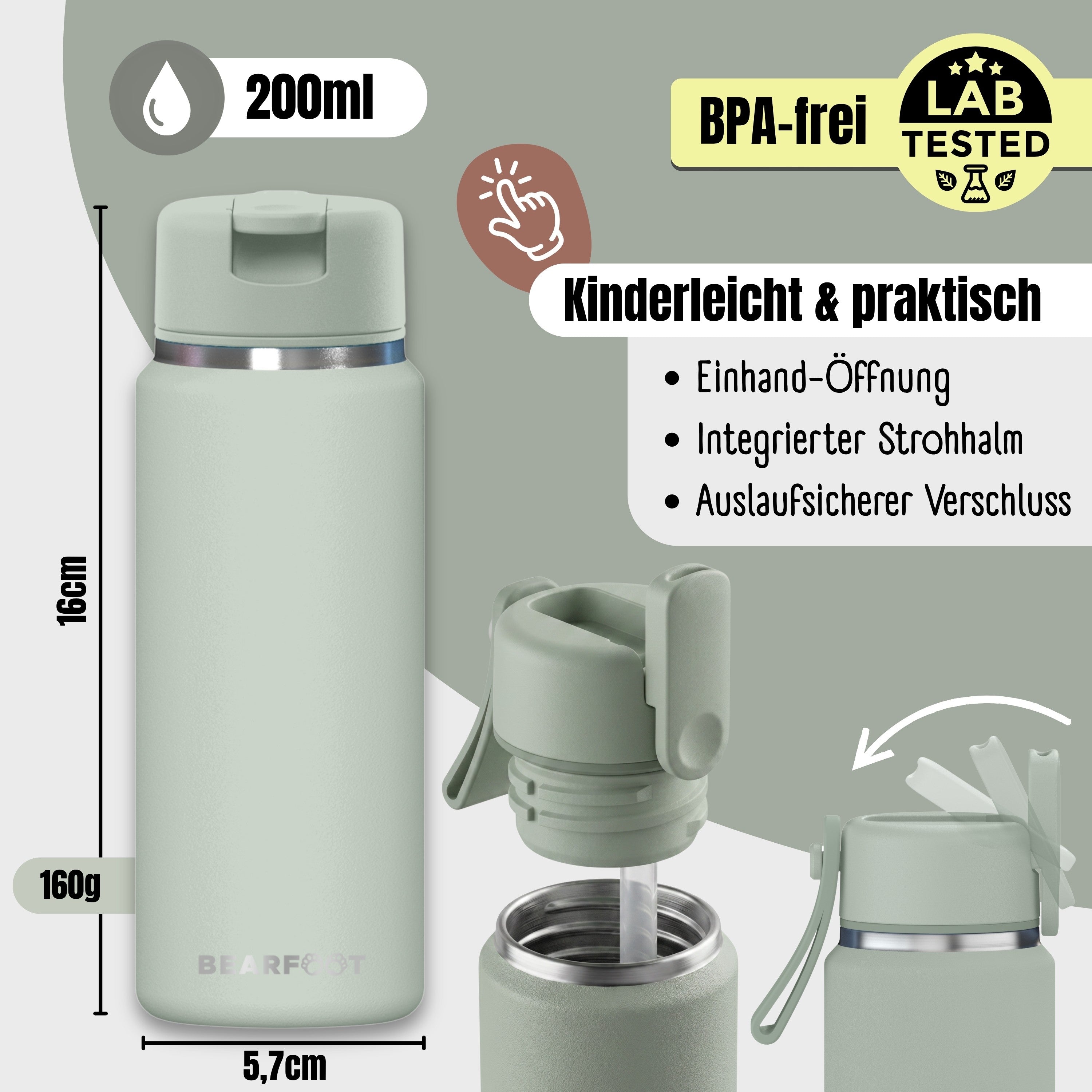 bearfoot-isolierflaschen-tiny-thermoflasche-gr-n-200-ml-strohhalm image 3