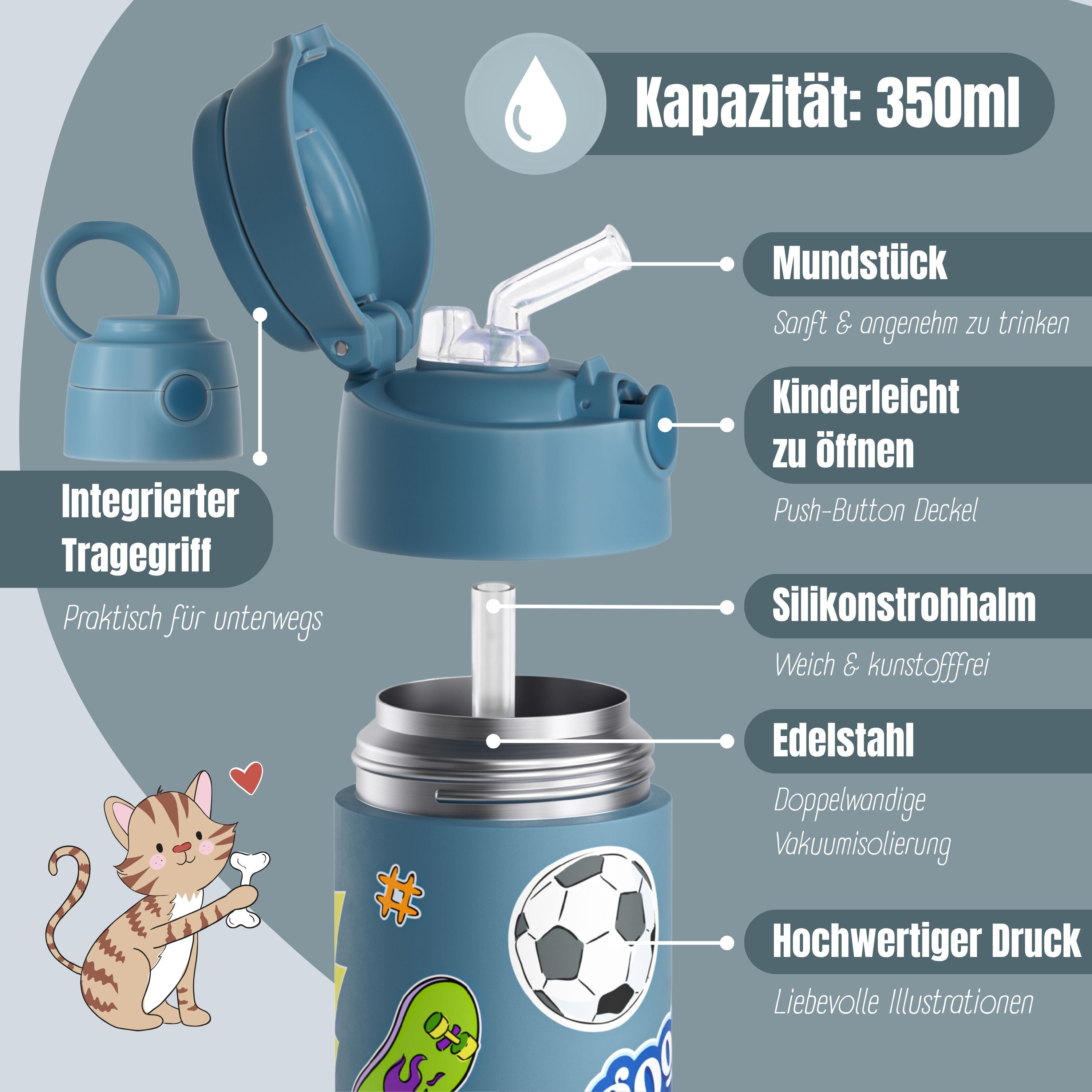 bearfoot-thermo-trinkflasche-edelstahl-sticker-blau-350ml-kalt image 5