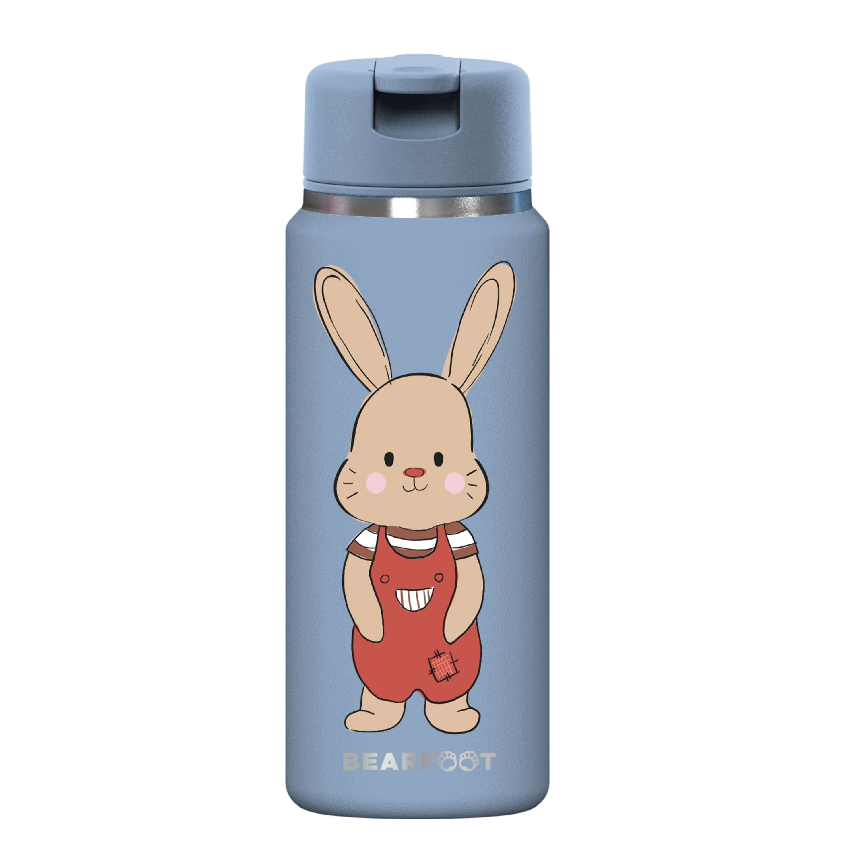 bearfoot-tiny-hase-trinkflasche-edelstahl-200ml-isoliert image 3