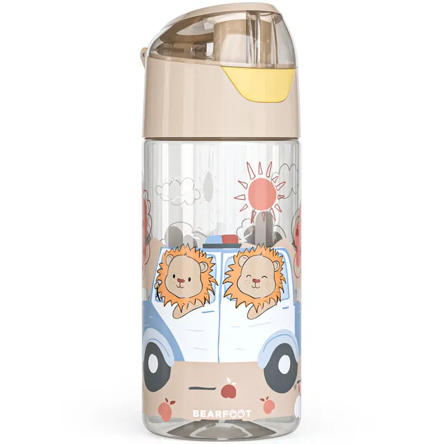 bearfoot-trinkflasche-kinder-polizei-l-wen-tritan-450-ml image 1