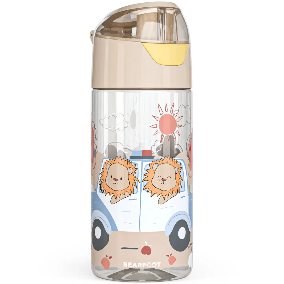 bearfoot-trinkflasche-kinder-polizei-l-wen-tritan-450-ml image 1