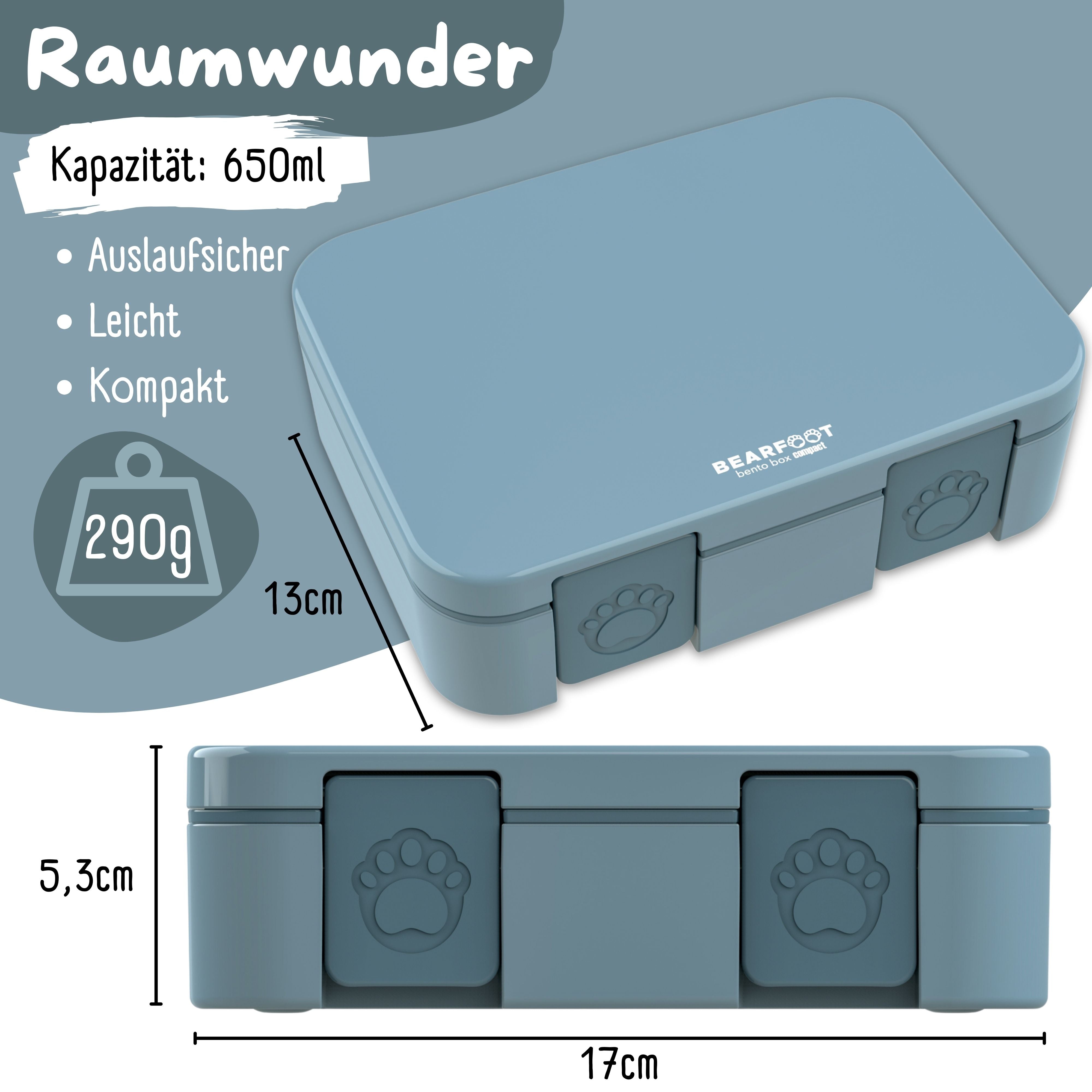 bearfoot-bento-box-compact-brotdose-blau-1000ml-auslaufsicher image 8