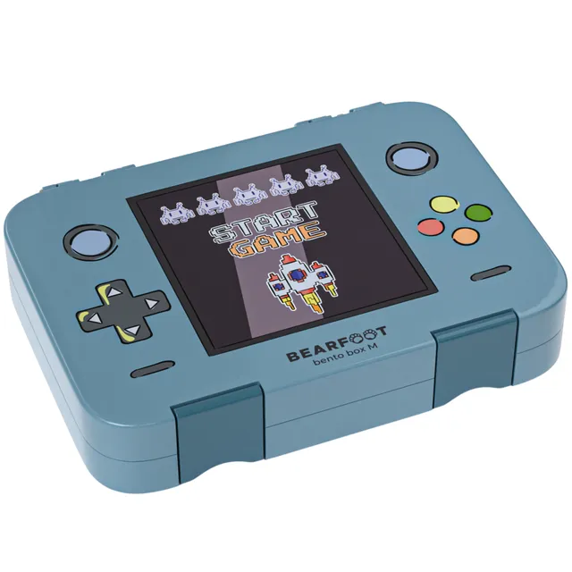 bearfoot-brotdose-game-bento-lunchbox-mit-f-chern-blau image 1
