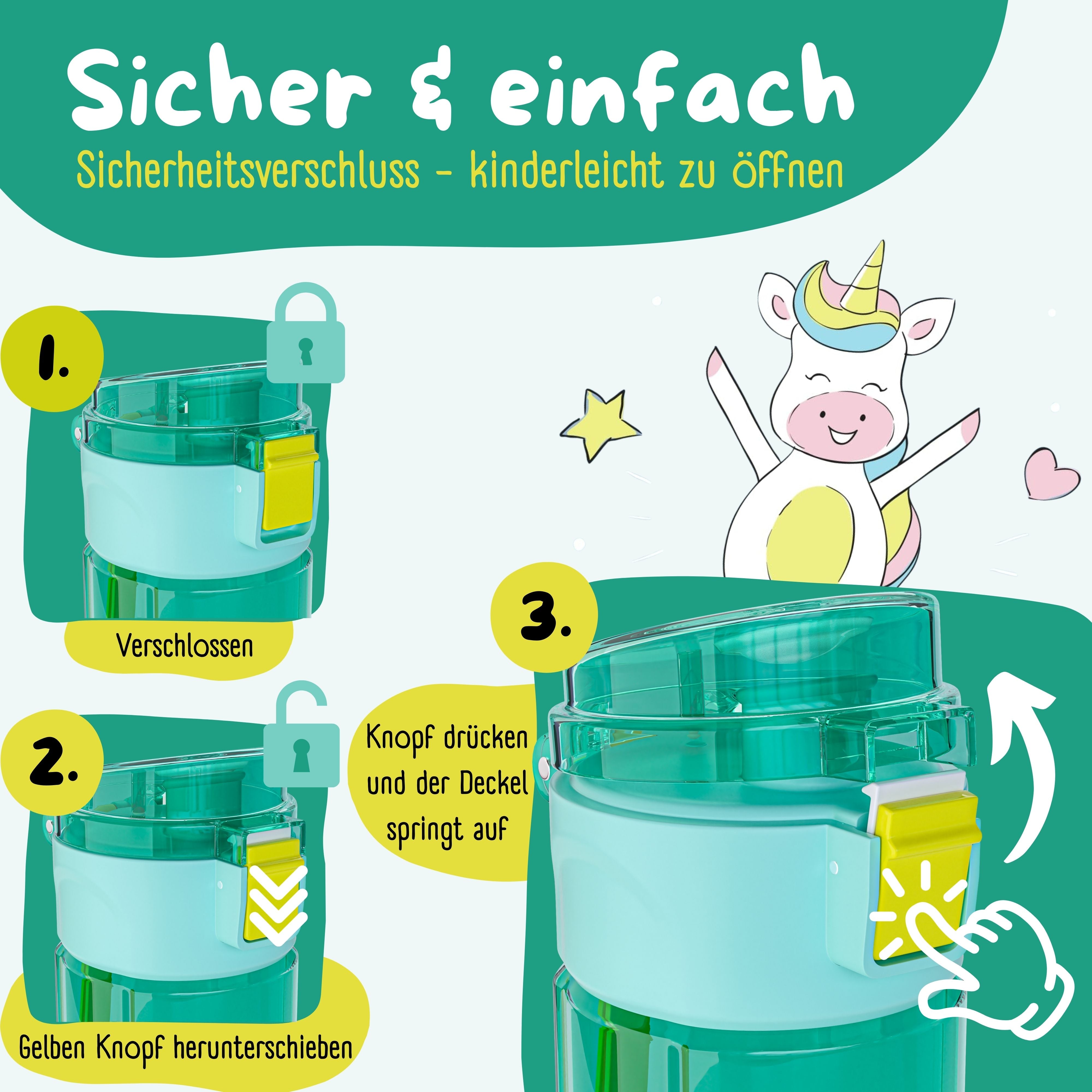 bearfoot-trinkflaschen-dinos-mint-trinkflasche-500-ml-bpa-frei image 7