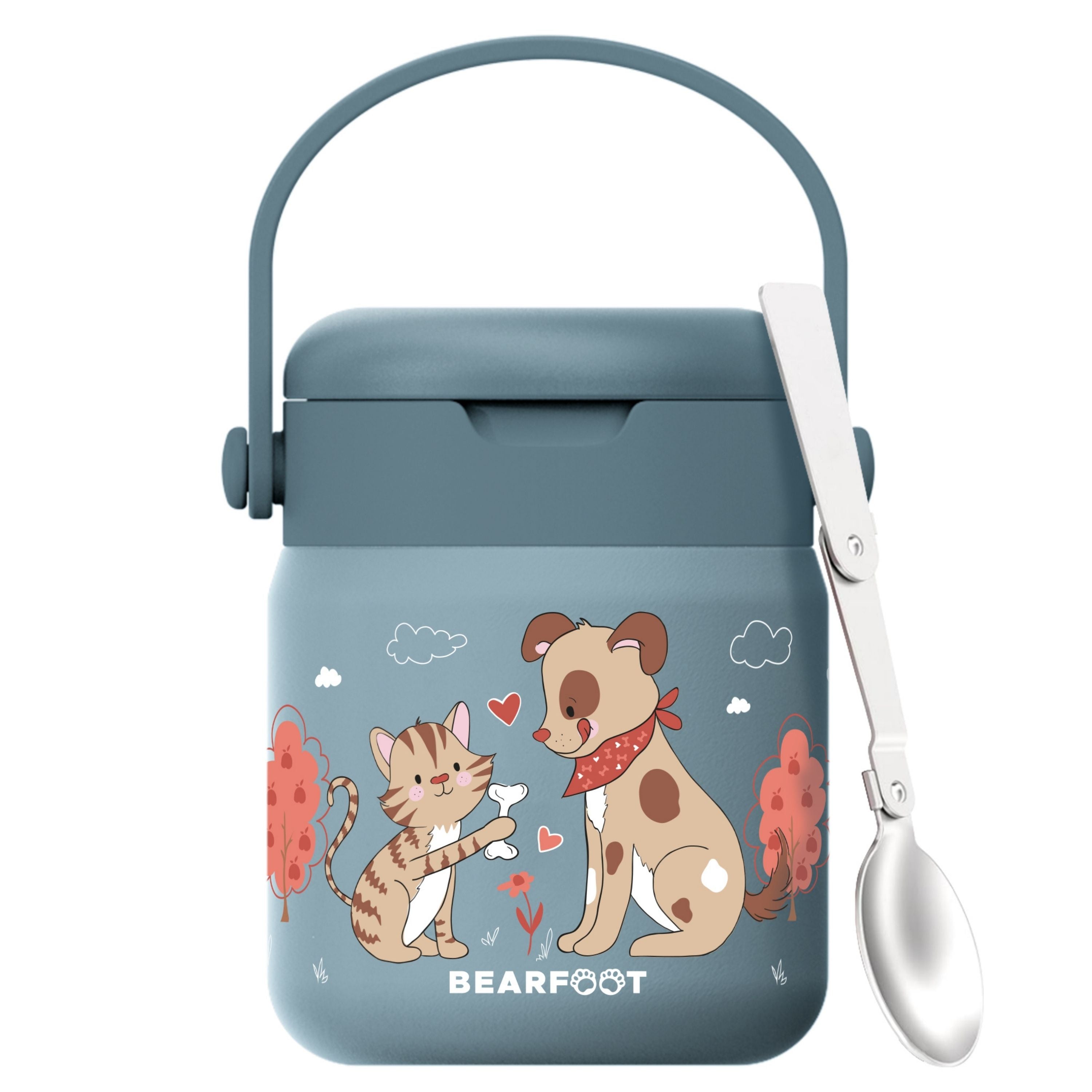 bearfoot-thermobeh-lter-hund-katze-blau-edelstahl-thermodose-500-ml image 3