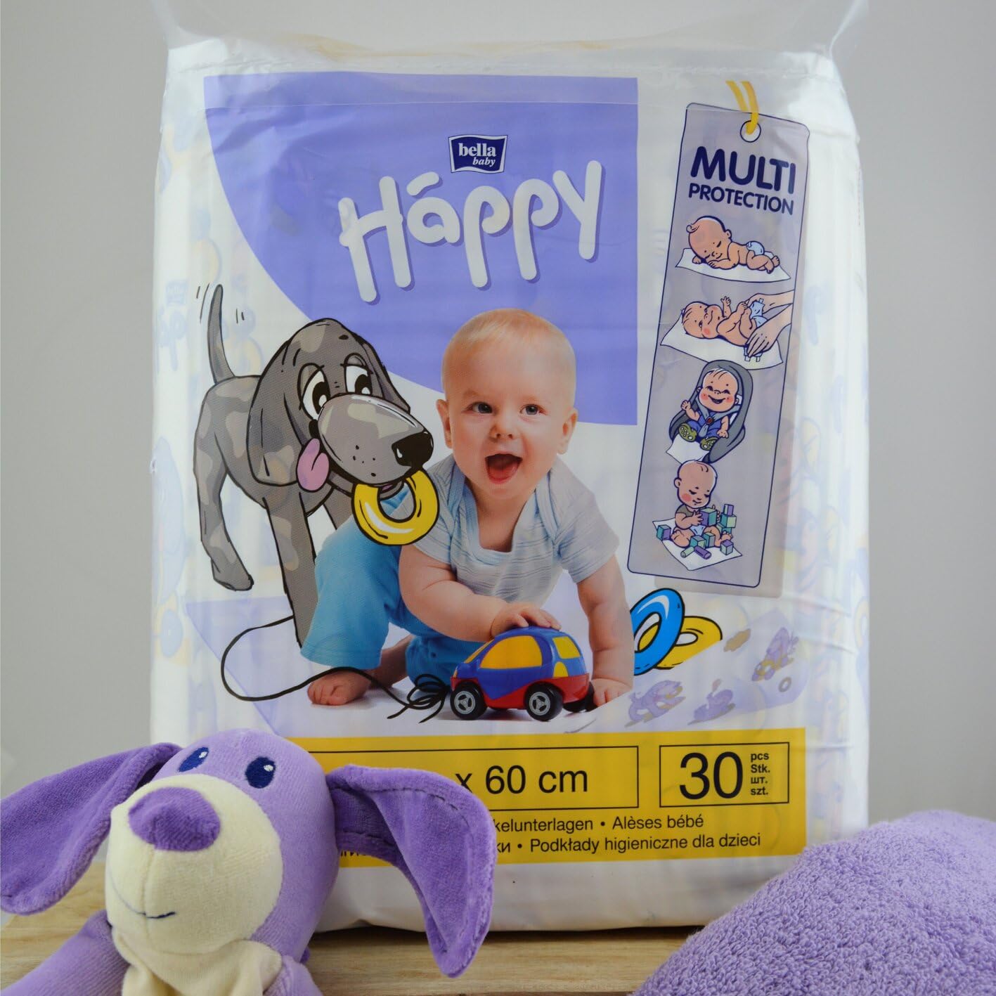 bella-baby-happy-wickelunterlagen-60x60-cm-2x30-st-ck-wasserdicht image 6