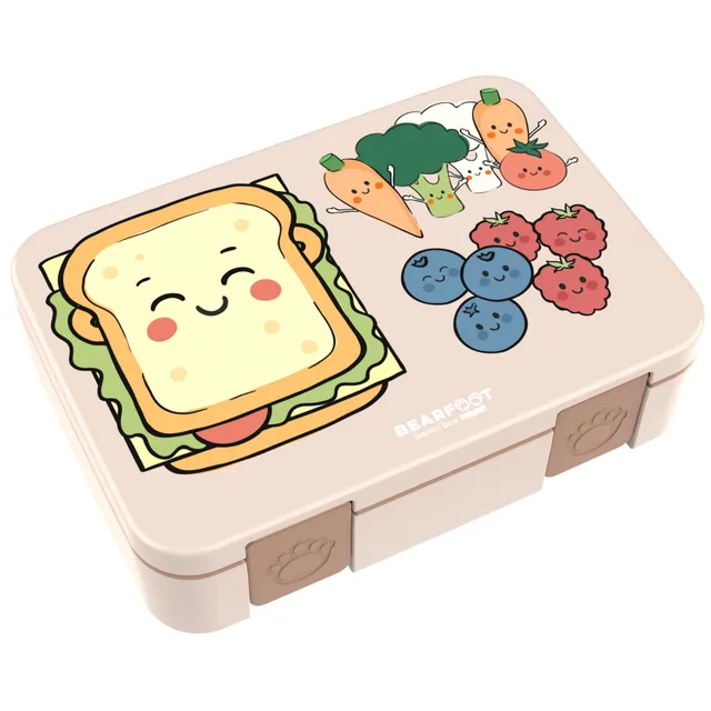 bearfoot-bento-brotdose-mit-f-chern-sandwich-braun-950ml image 1