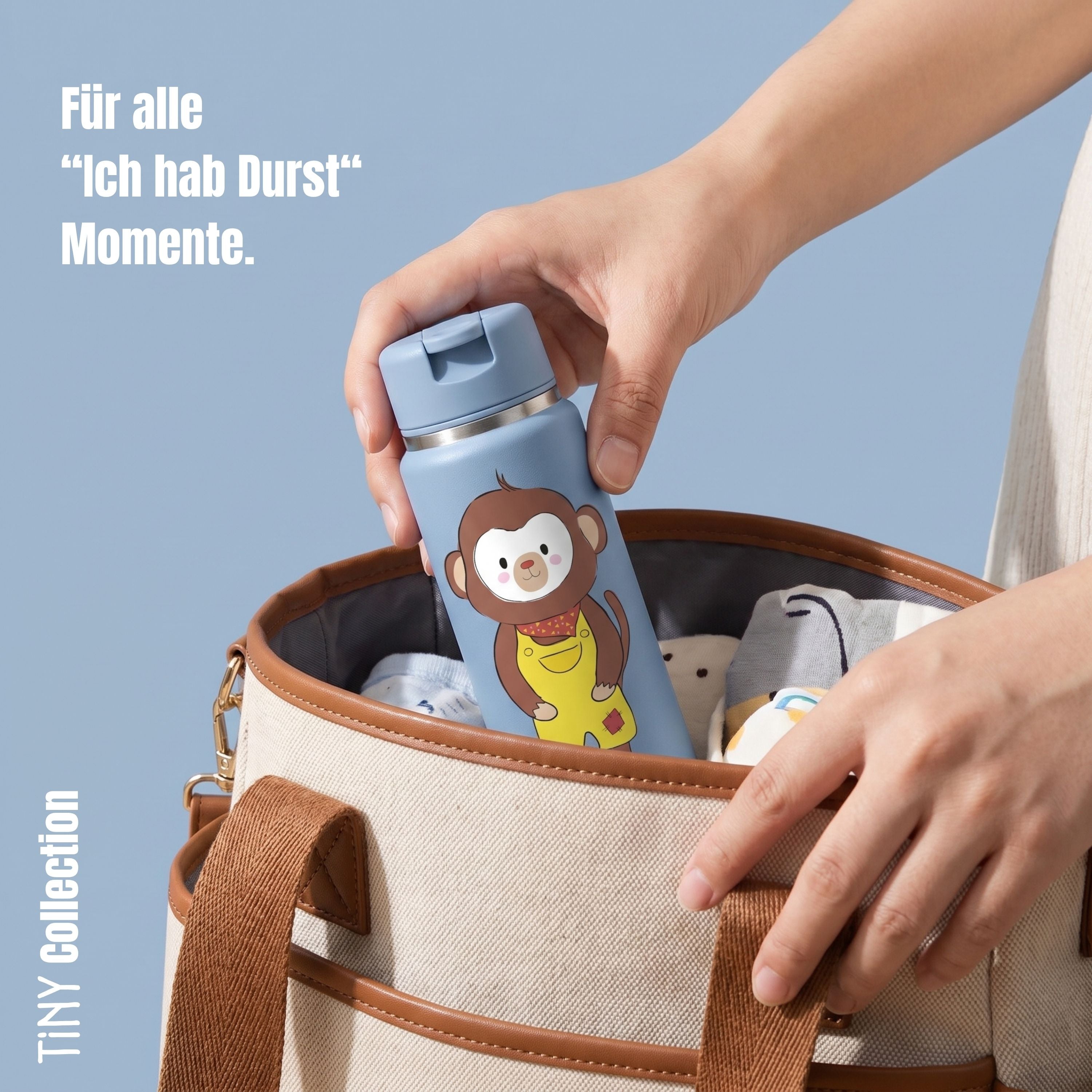 bearfoot-tiny-trinkflasche-affe-edelstahl-200ml-thermo image 8