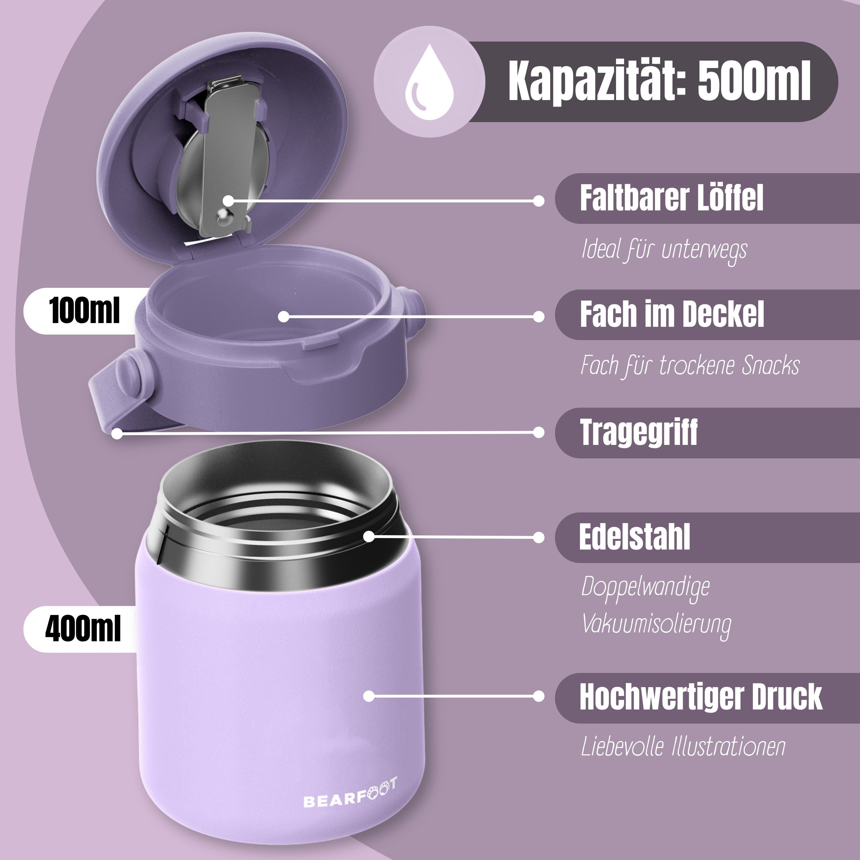 bearfoot-thermobeh-lter-lila-edelstahl-thermodose-500-ml image 4