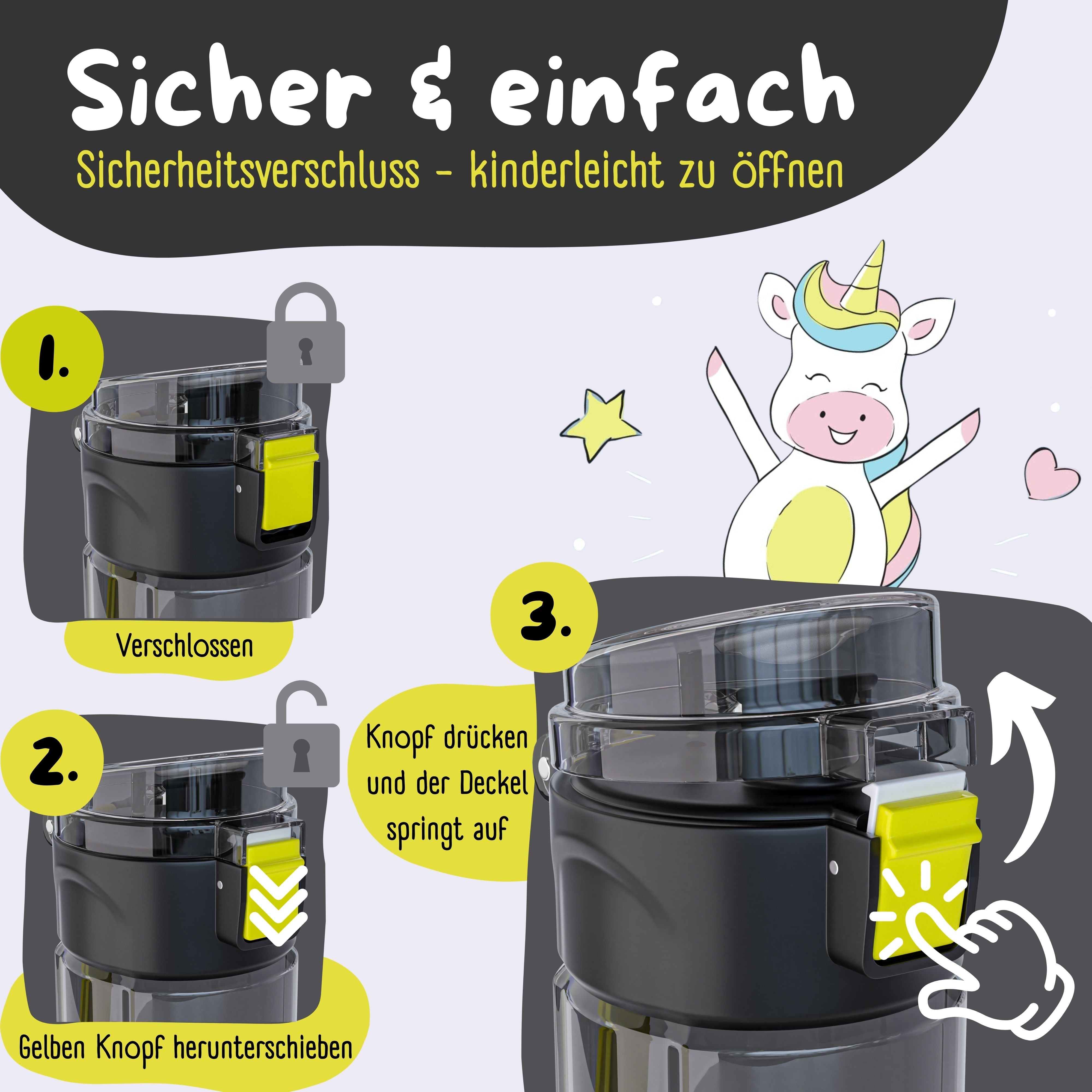 bearfoot-trinkflaschen-dinos-schwarz-trinkflasche-500-ml-bpa-frei image 7