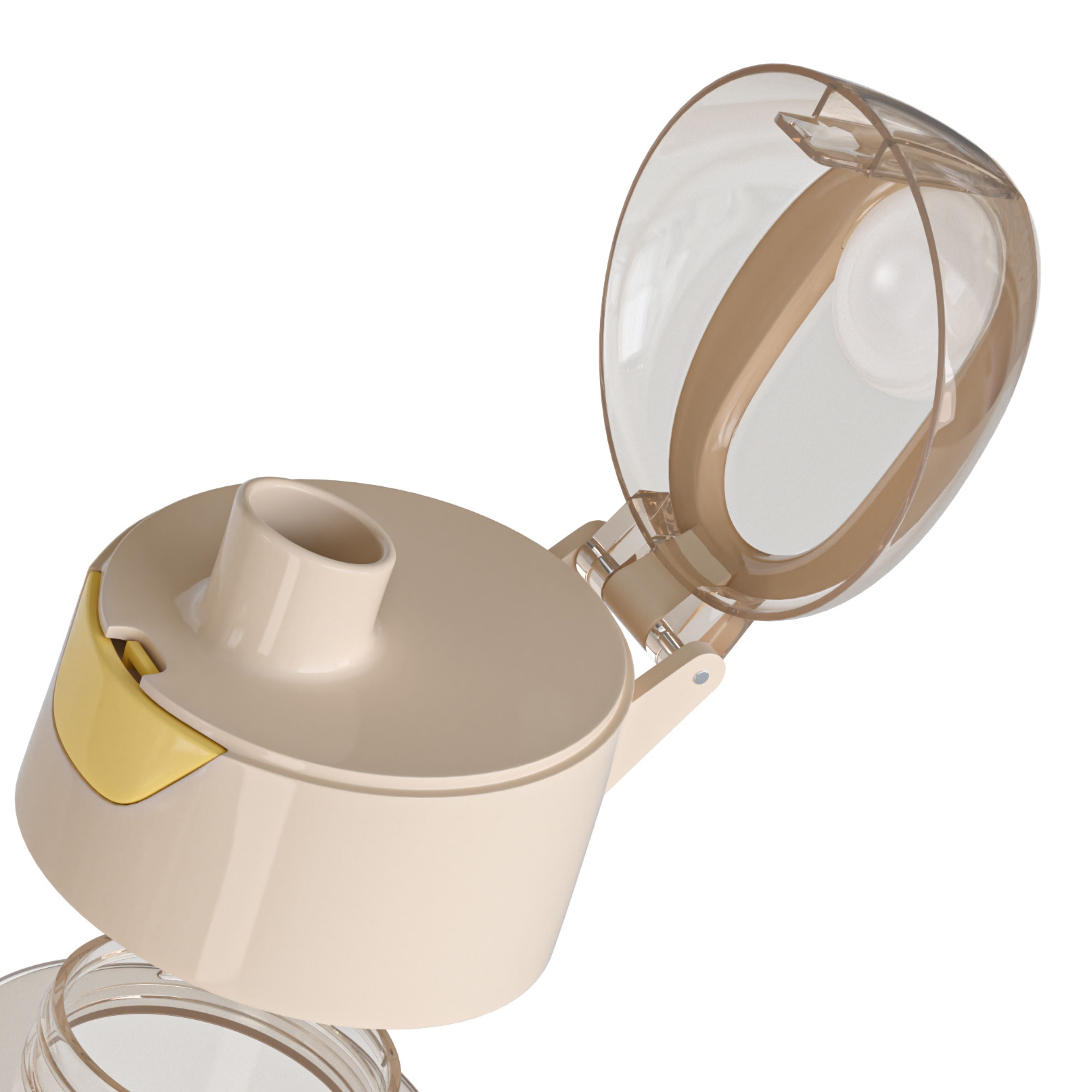 bearfoot-accessoires-ersatzdeckel-braun-trinkflasche-450ml image 1