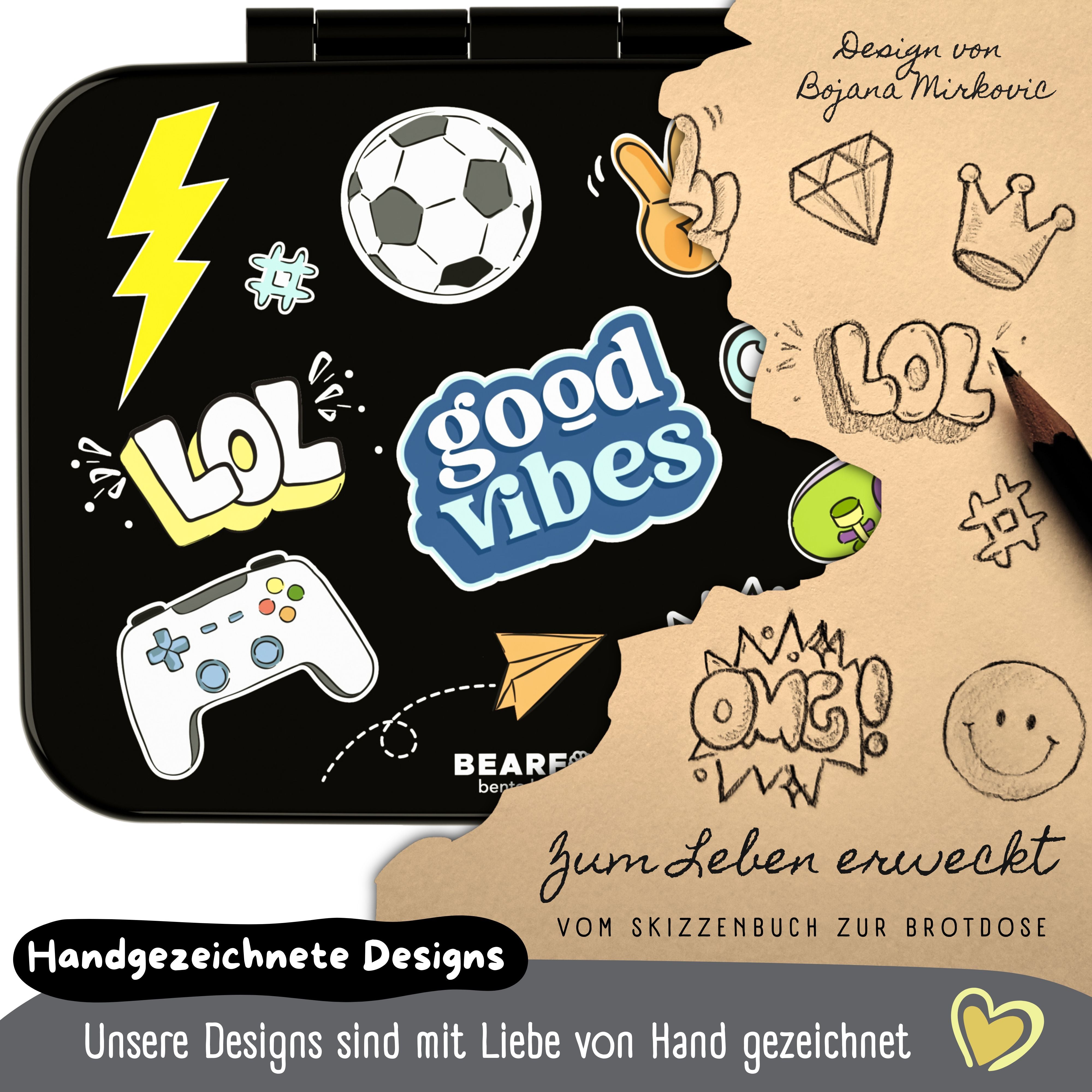 bearfoot-bento-brotdose-1000-ml-sticker-schwarz-f-cher image 7