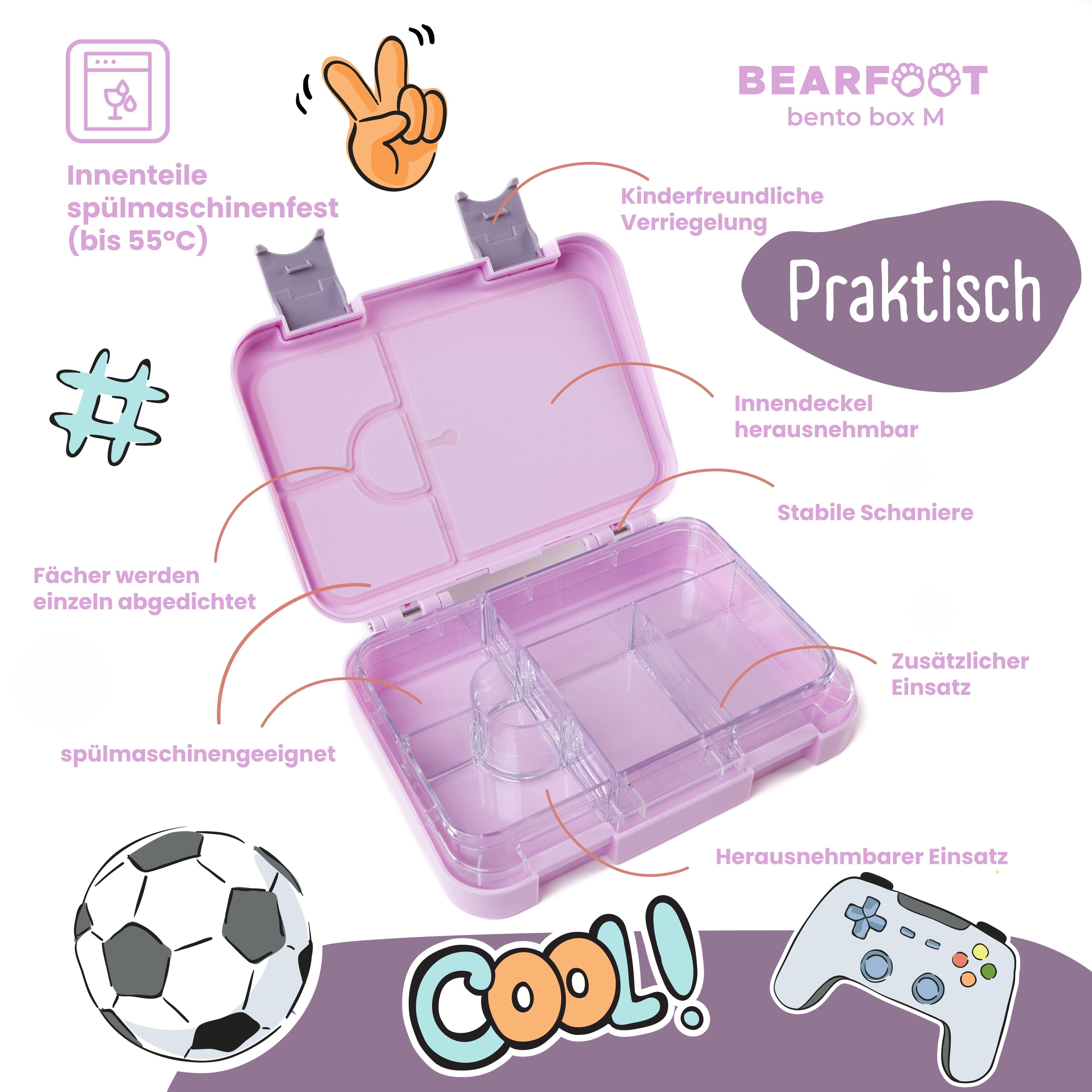 bearfoot-brotdose-kinder-bubble-tea-lila-bento-box-mit-f-chern image 6