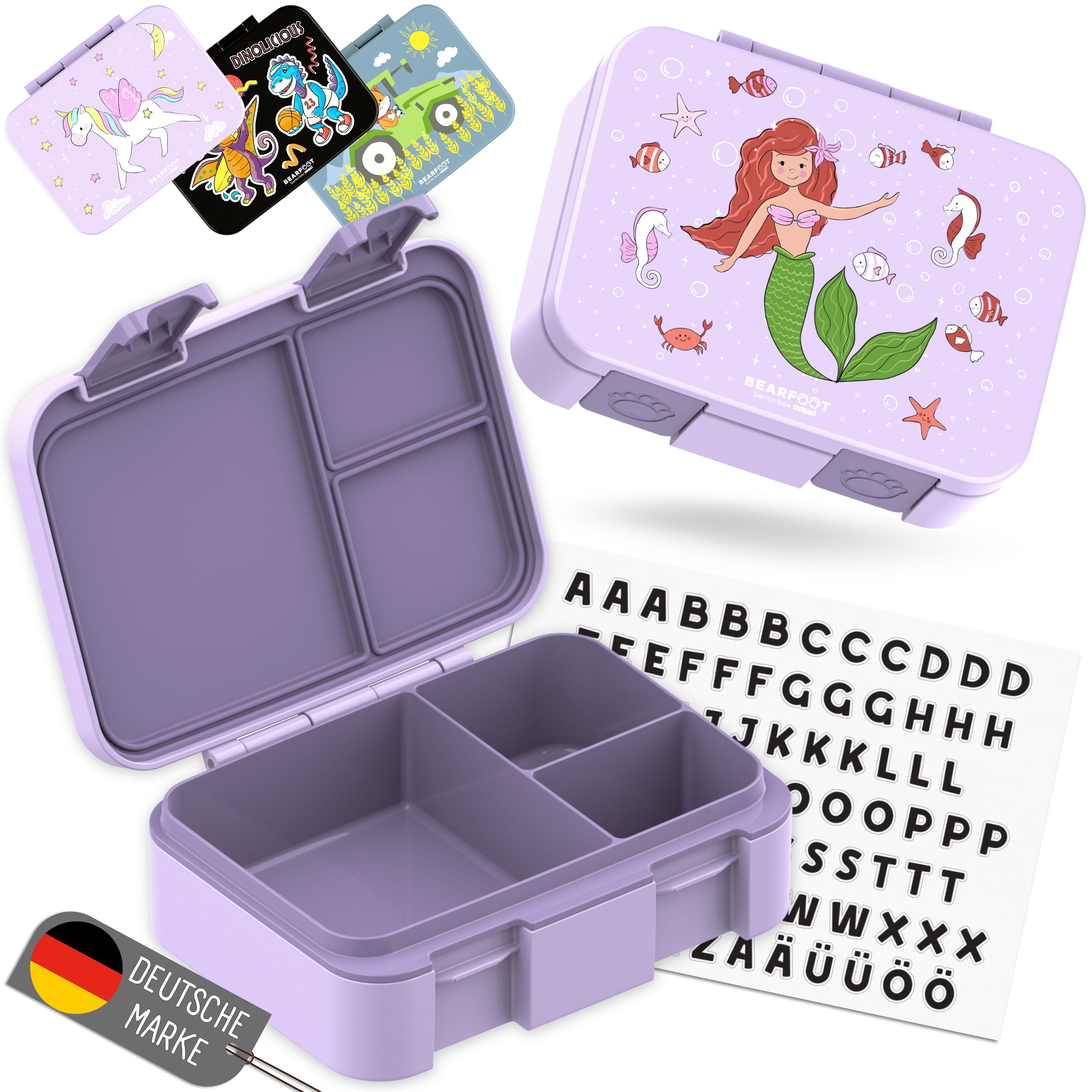 bearfoot-brotdose-meerjungfrau-lila-bento-650ml-auslaufsicher image 7
