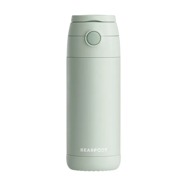 bearfoot-thermo-trinkflasche-edelstahl-gr-n-350ml-12h-kalt image 1