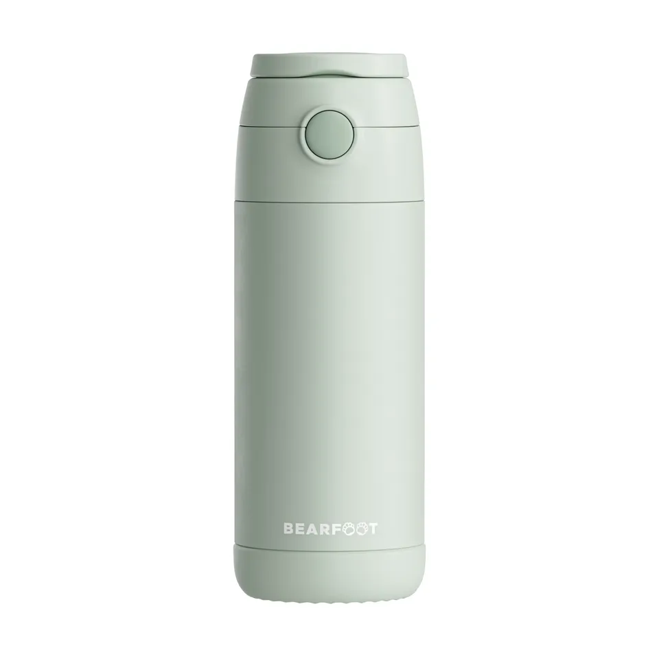 bearfoot-thermo-trinkflasche-edelstahl-gr-n-350ml-12h-kalt image 1