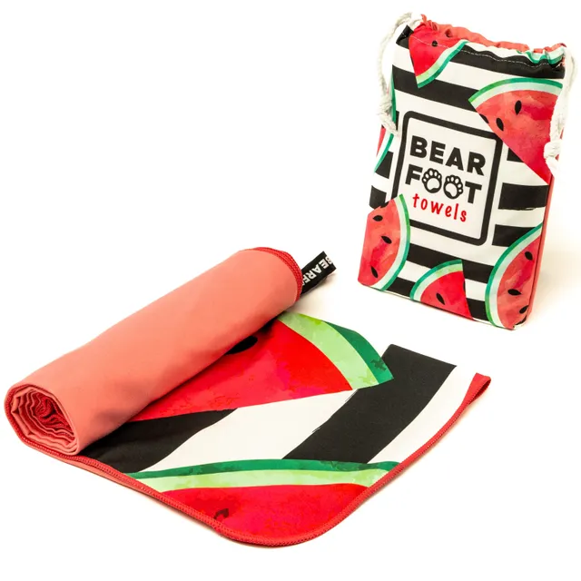 bearfoot-strandt-cher-mikrofaser-handtuch-wassermelone-200x90cm image 1