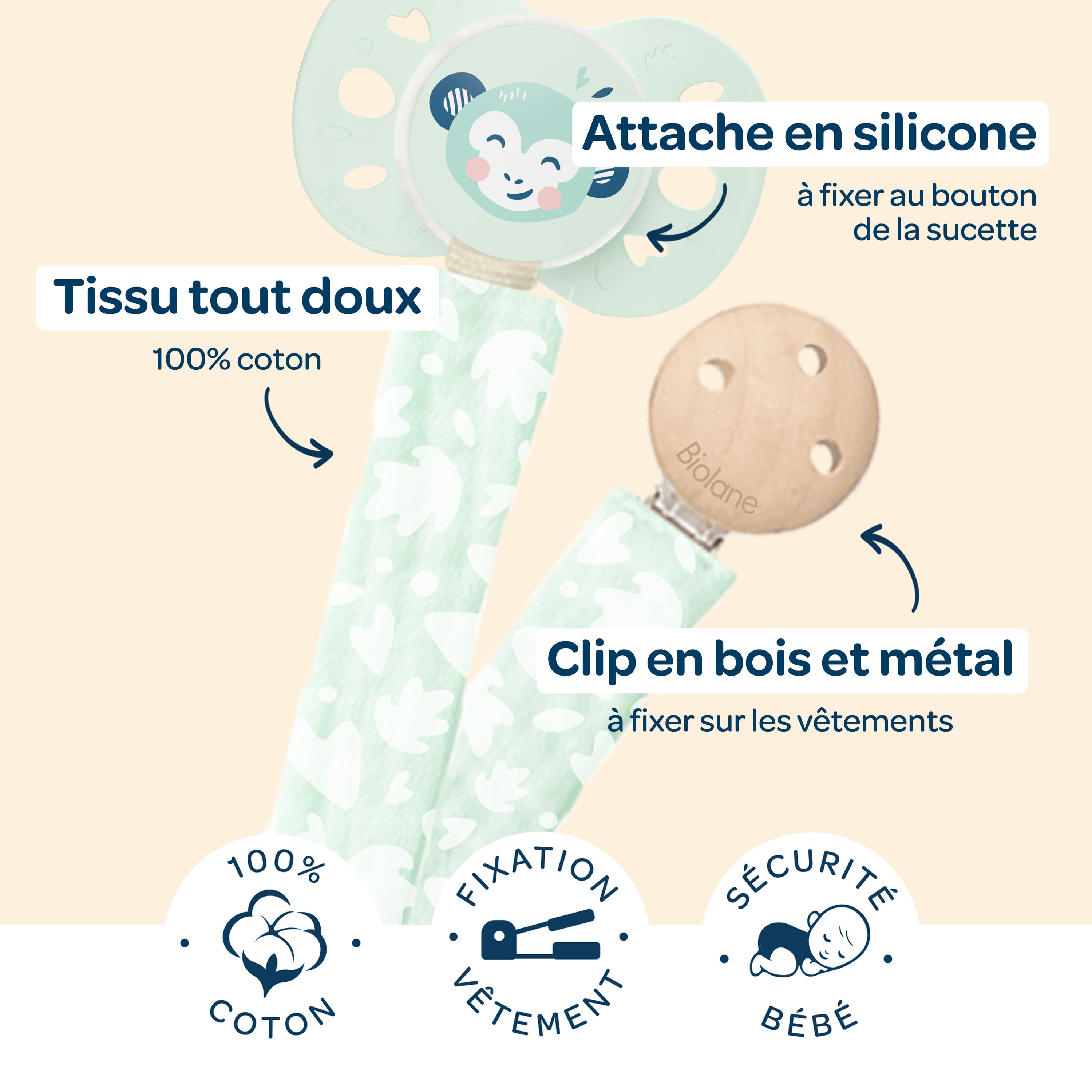 biolane-schnullerkette-beige-anatomisch-mit-clip image 8