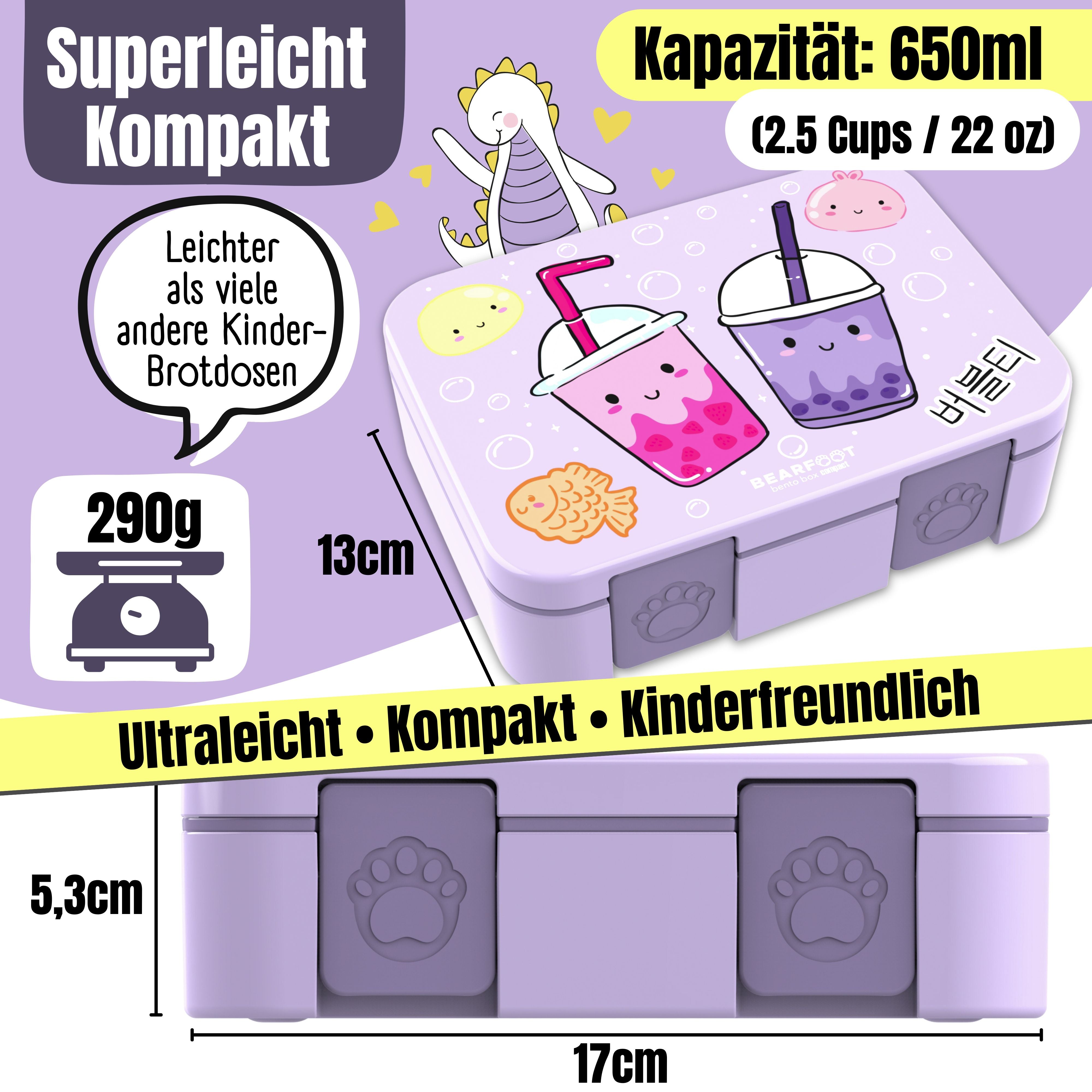 bearfoot-brotdosen-bento-box-compact-bubbletea-lila-1000-ml image 6