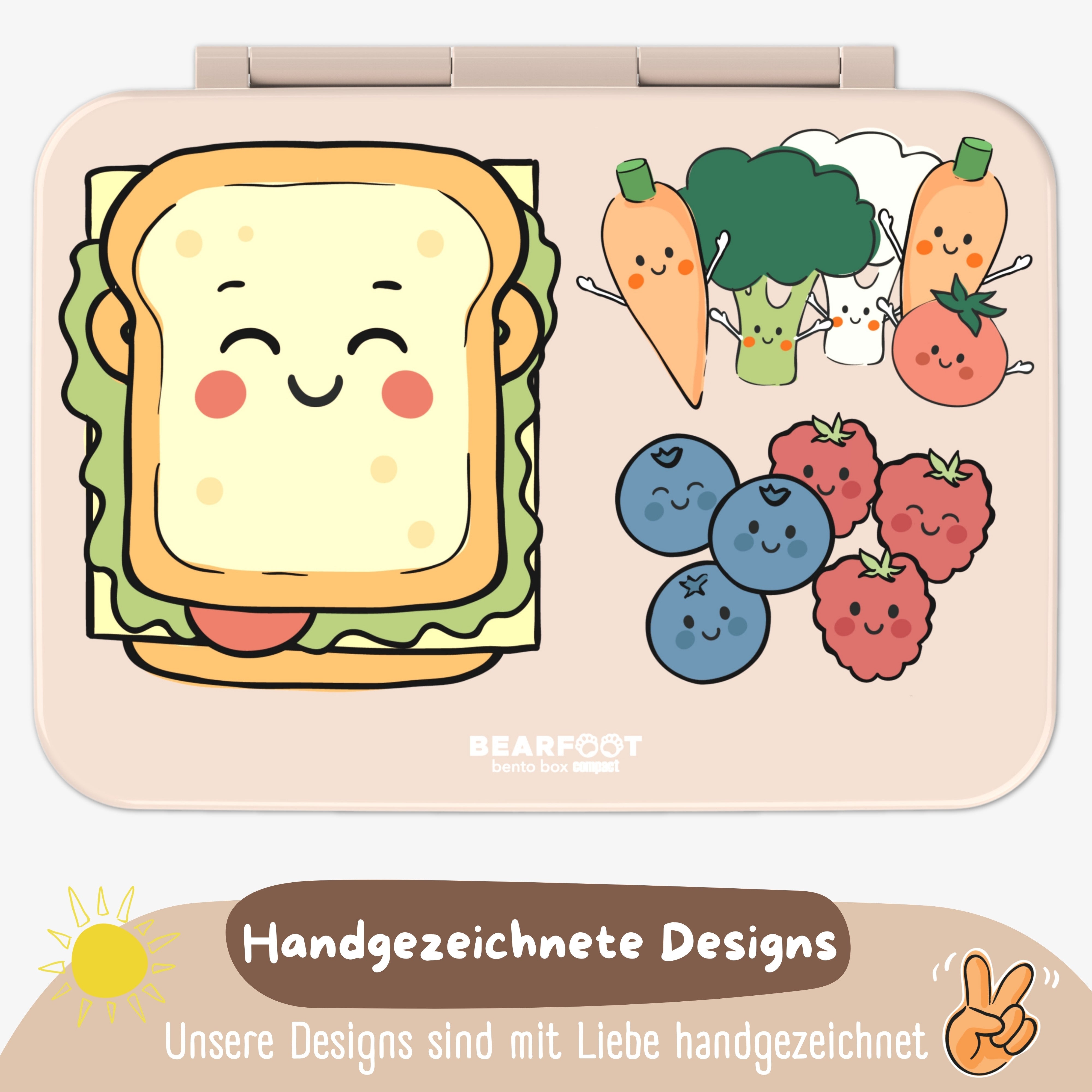bearfoot-bento-brotdose-mit-f-chern-sandwich-braun-950ml image 3