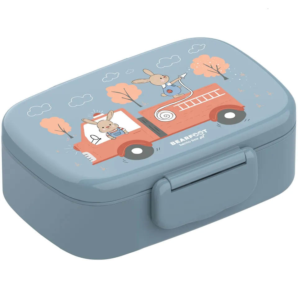 bearfoot-brotdose-kinder-feuerwehr-mit-f-chern-auslaufsicher-set image 1