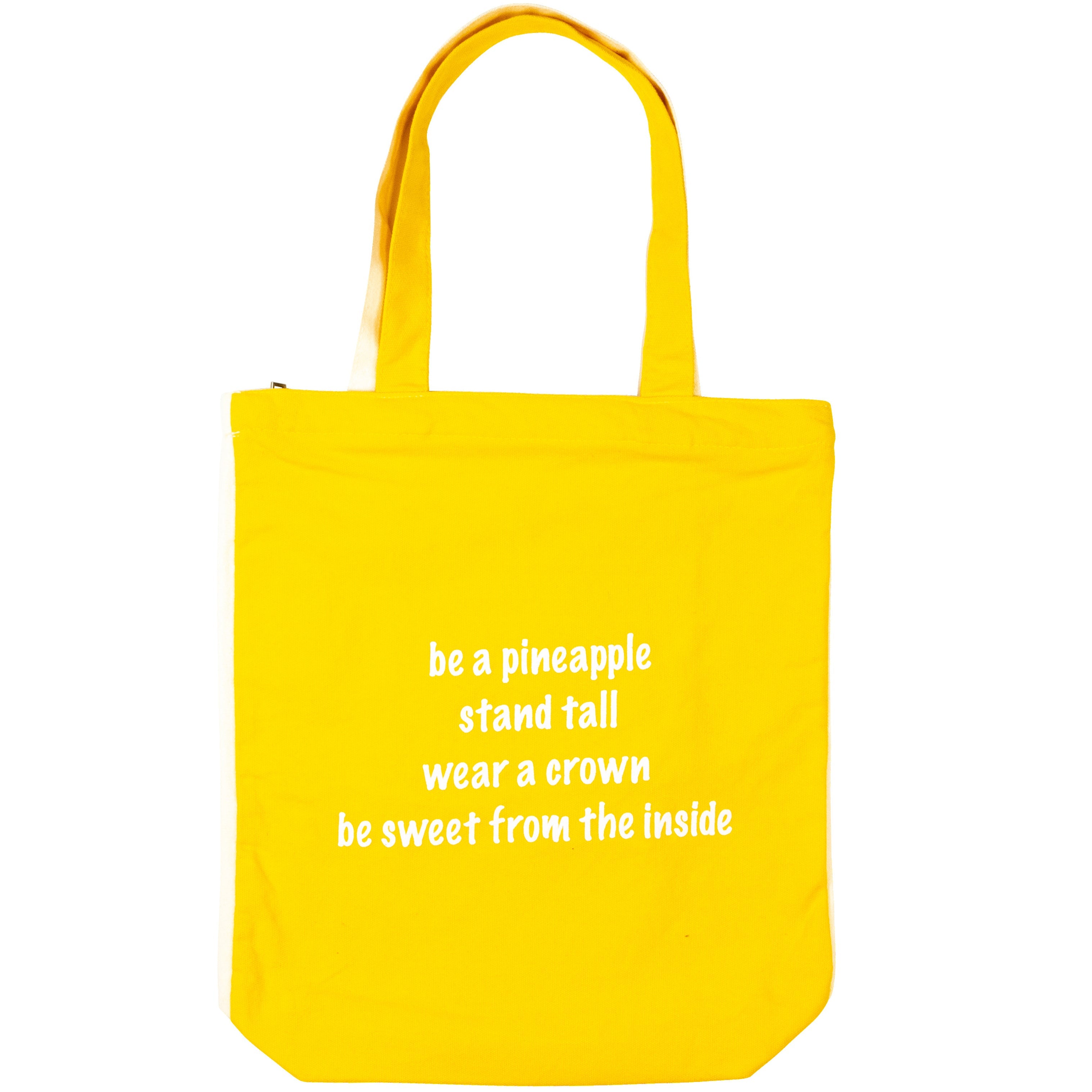 bearfoot-jutebeutel-pineapple-tote-bag-canvas-mit-reissverschluss image 2