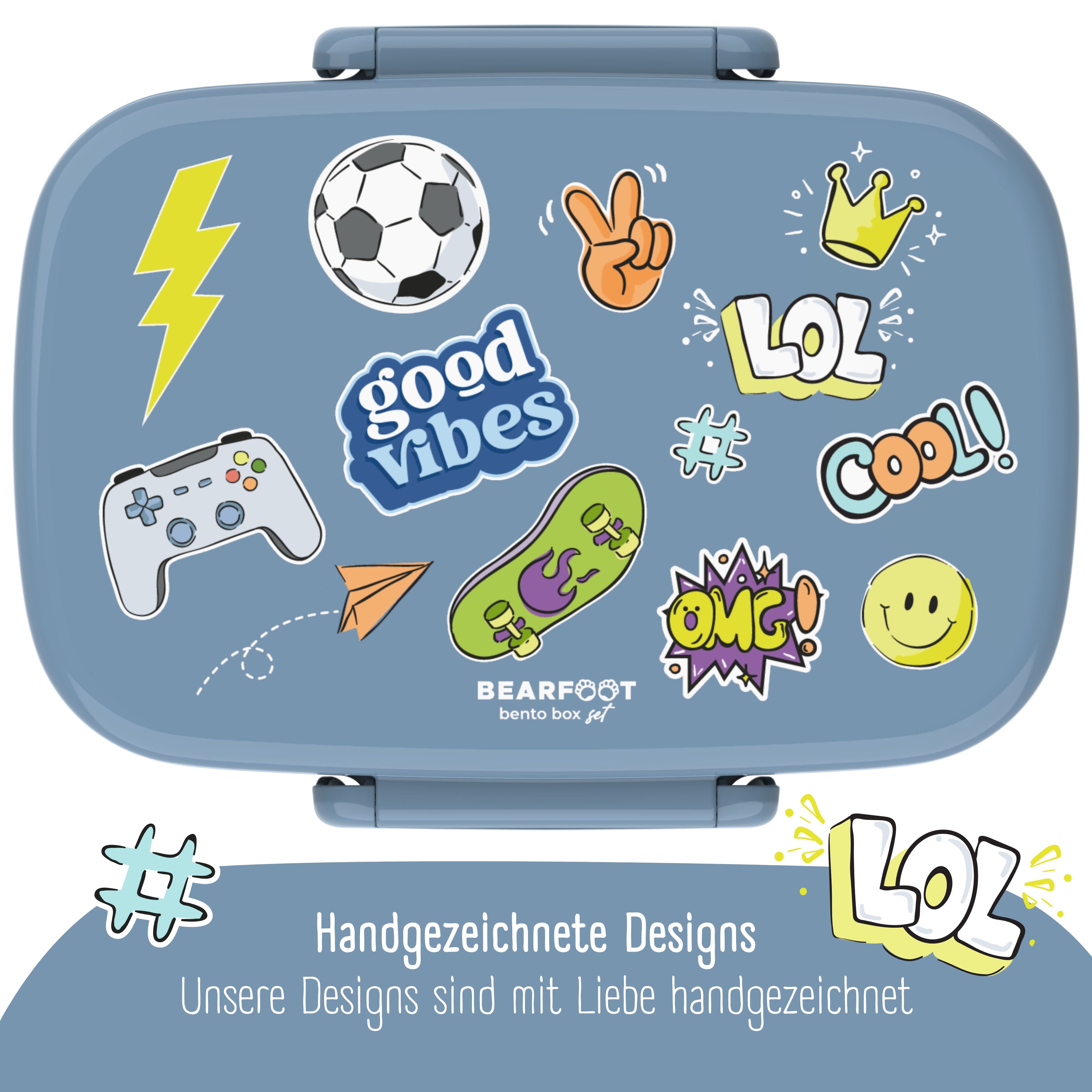 bearfoot-brotdose-kinder-mit-f-chern-bento-blau-sticker-auslaufsicher image 8