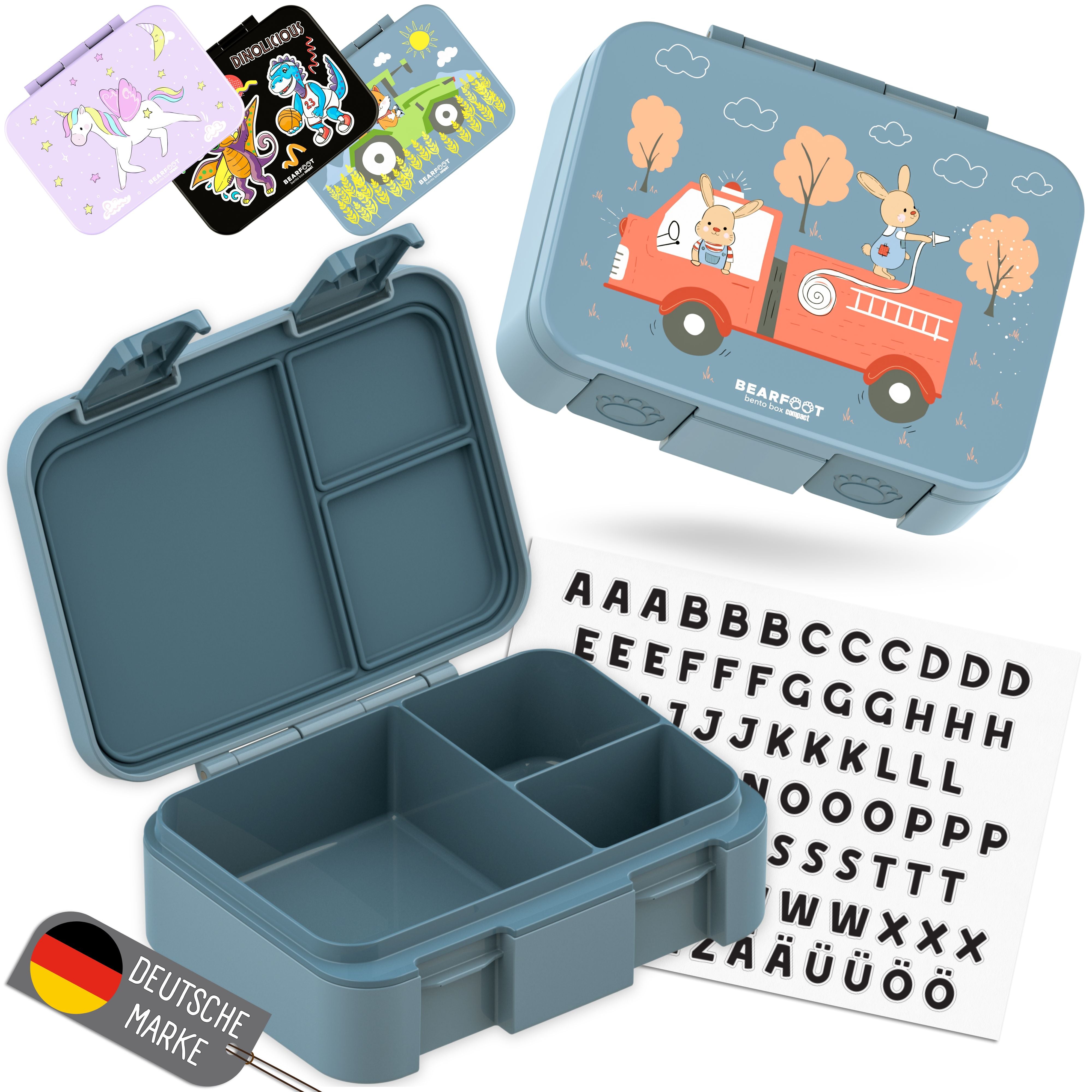 bearfoot-bento-box-compact-brotdose-feuerwehr-auslaufsicher image 6