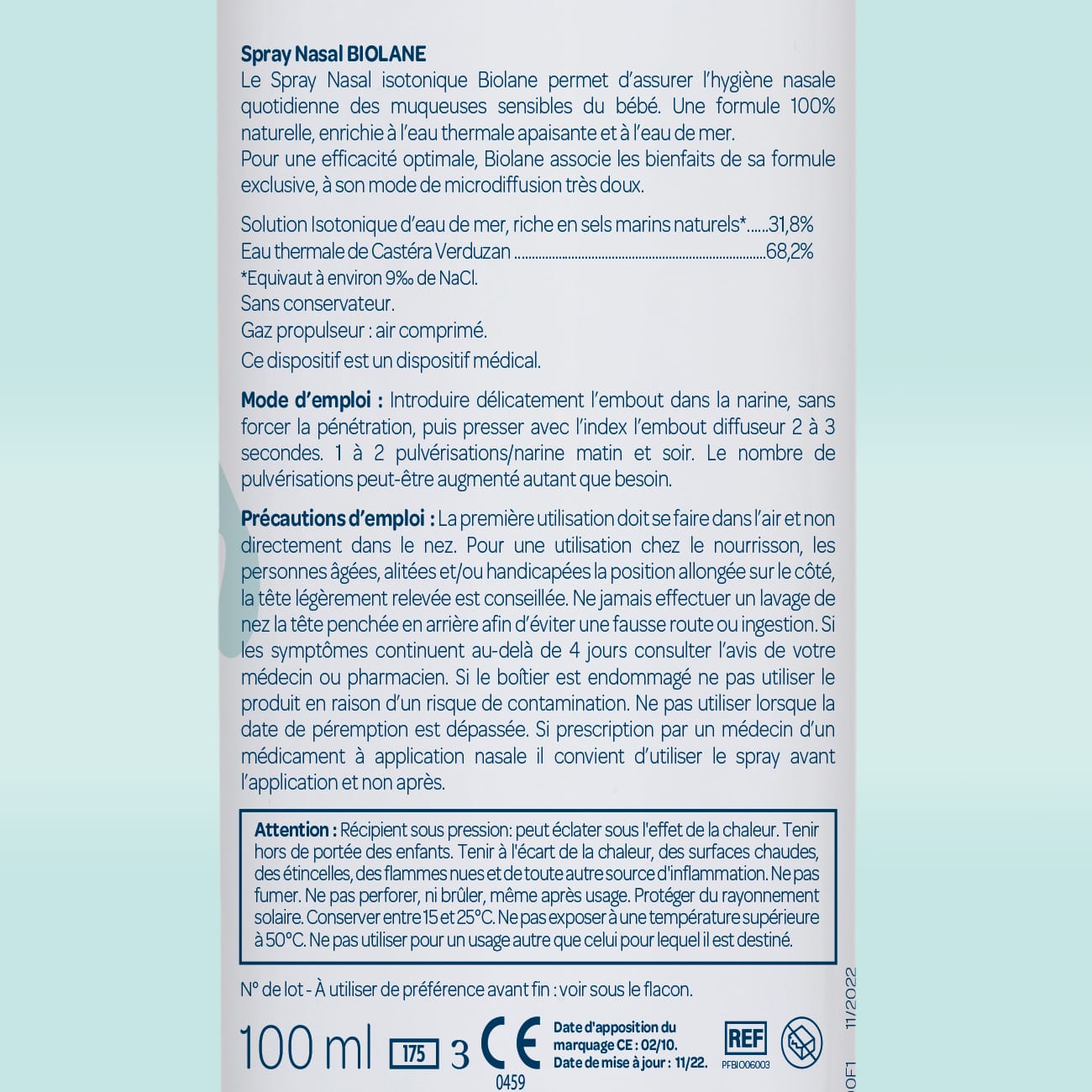 biolane-nasenspray-100-ml-nat-rlich-meerwasser image 2