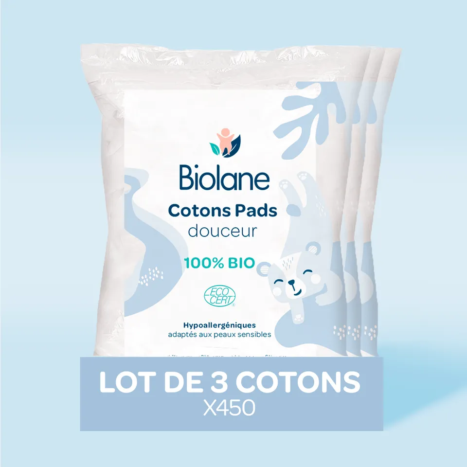 biolane-les-lingettes-wattepads-3x150-st-ck-100-bio image 1